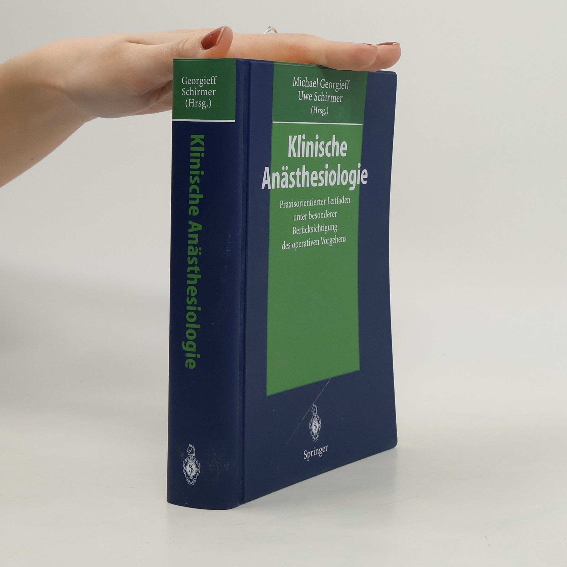 Michael Georgieff Klinische Anästhesiologie