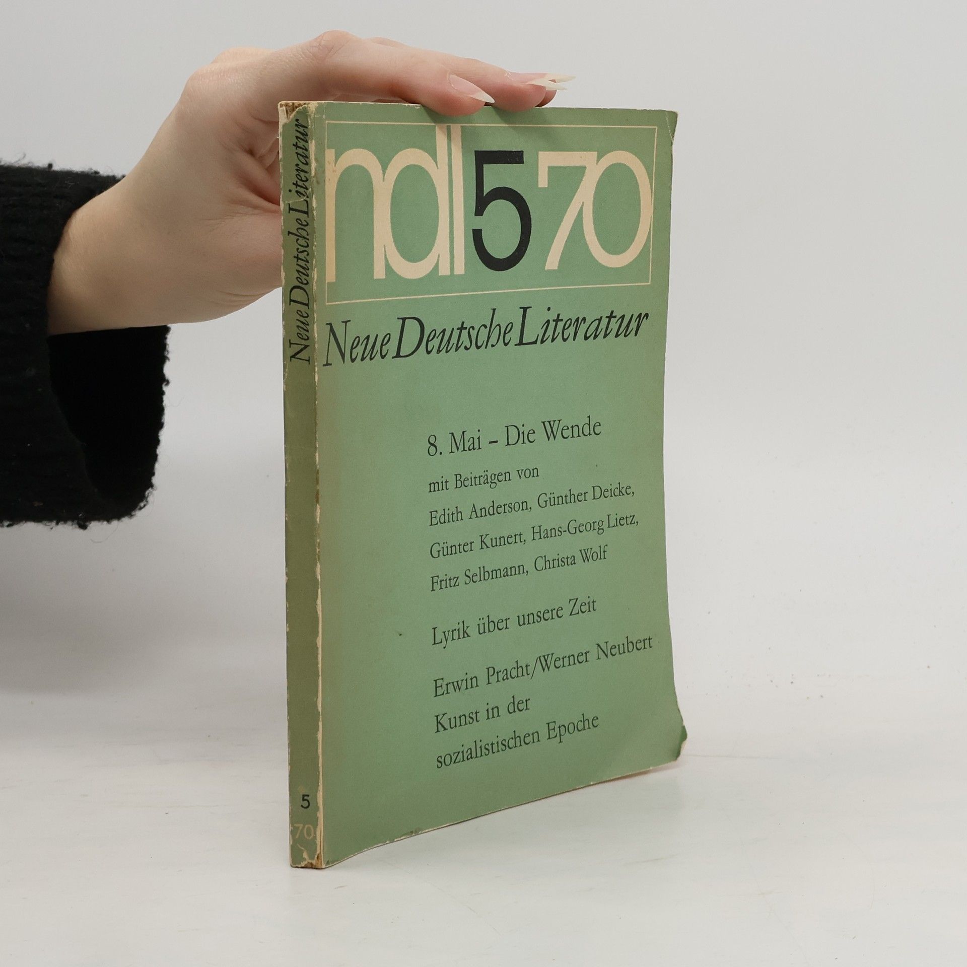 Collectif d'auteurs Neue deutsche Literatur 5