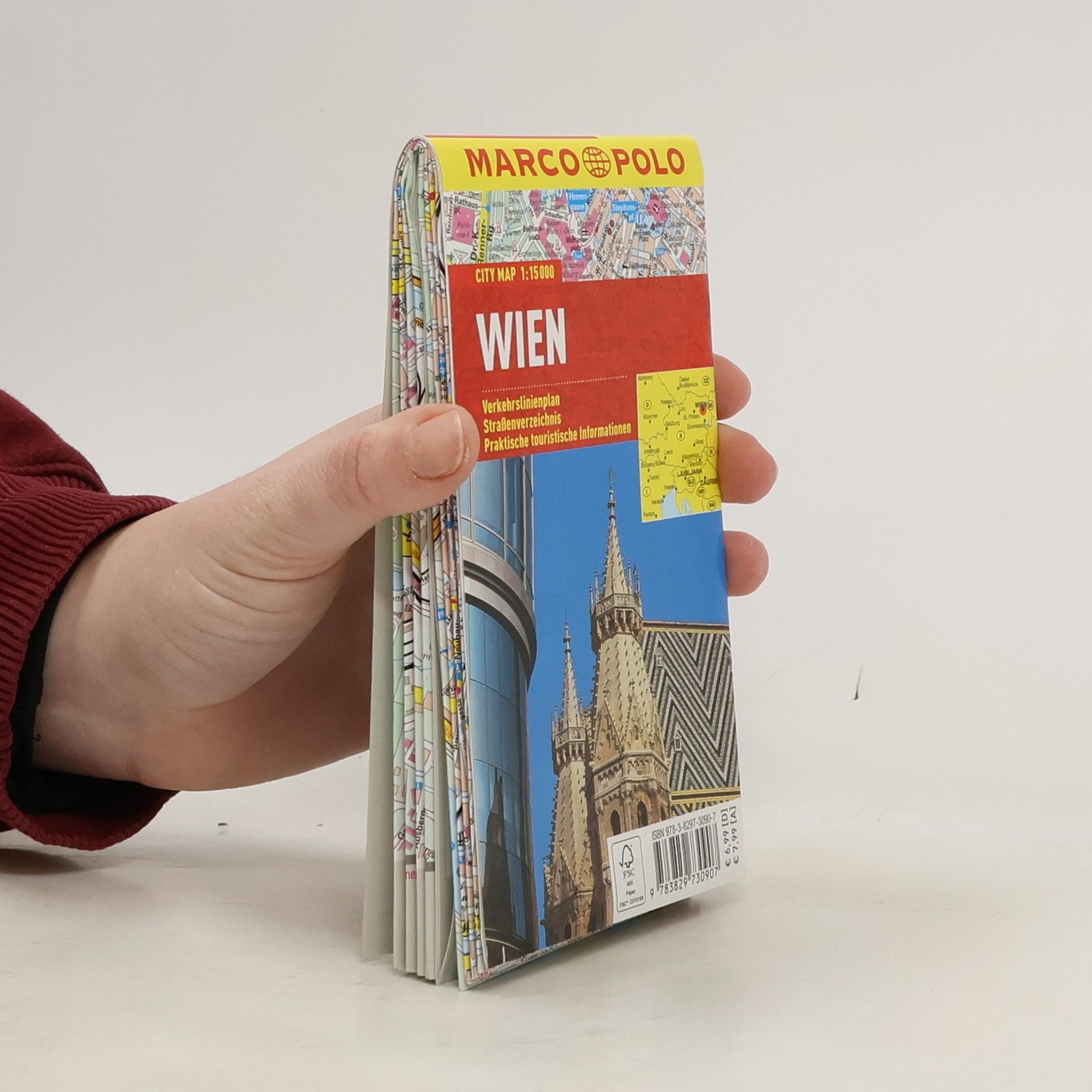 Auteurscollectief Wien. Vienna. City Map 1:15000