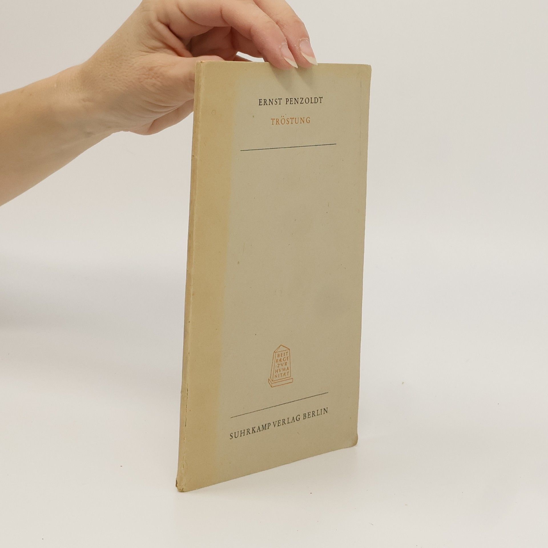 Ernst Penzoldt Tröstung
