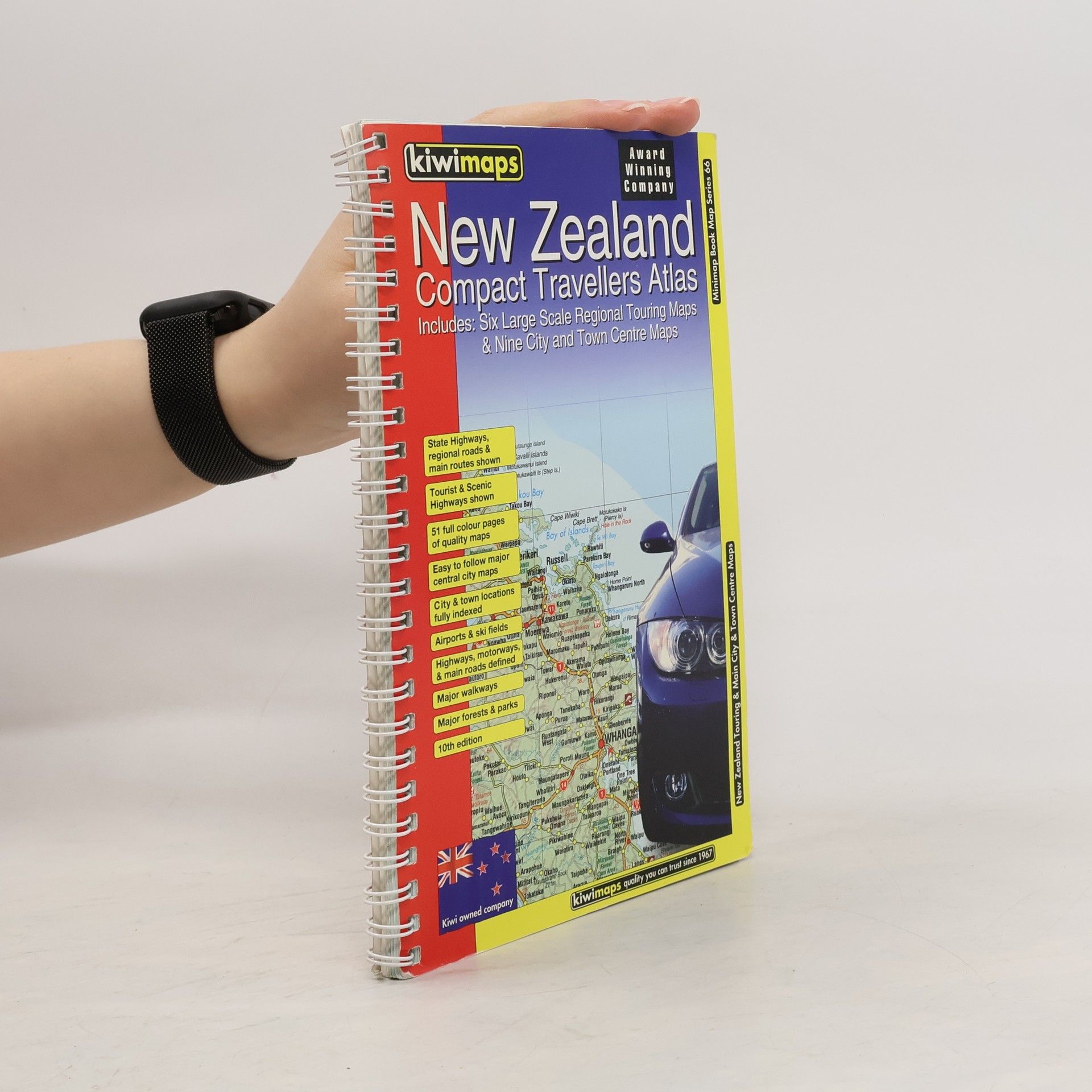 Kolektív autorov New Zealand Compact Travellers Atlas
