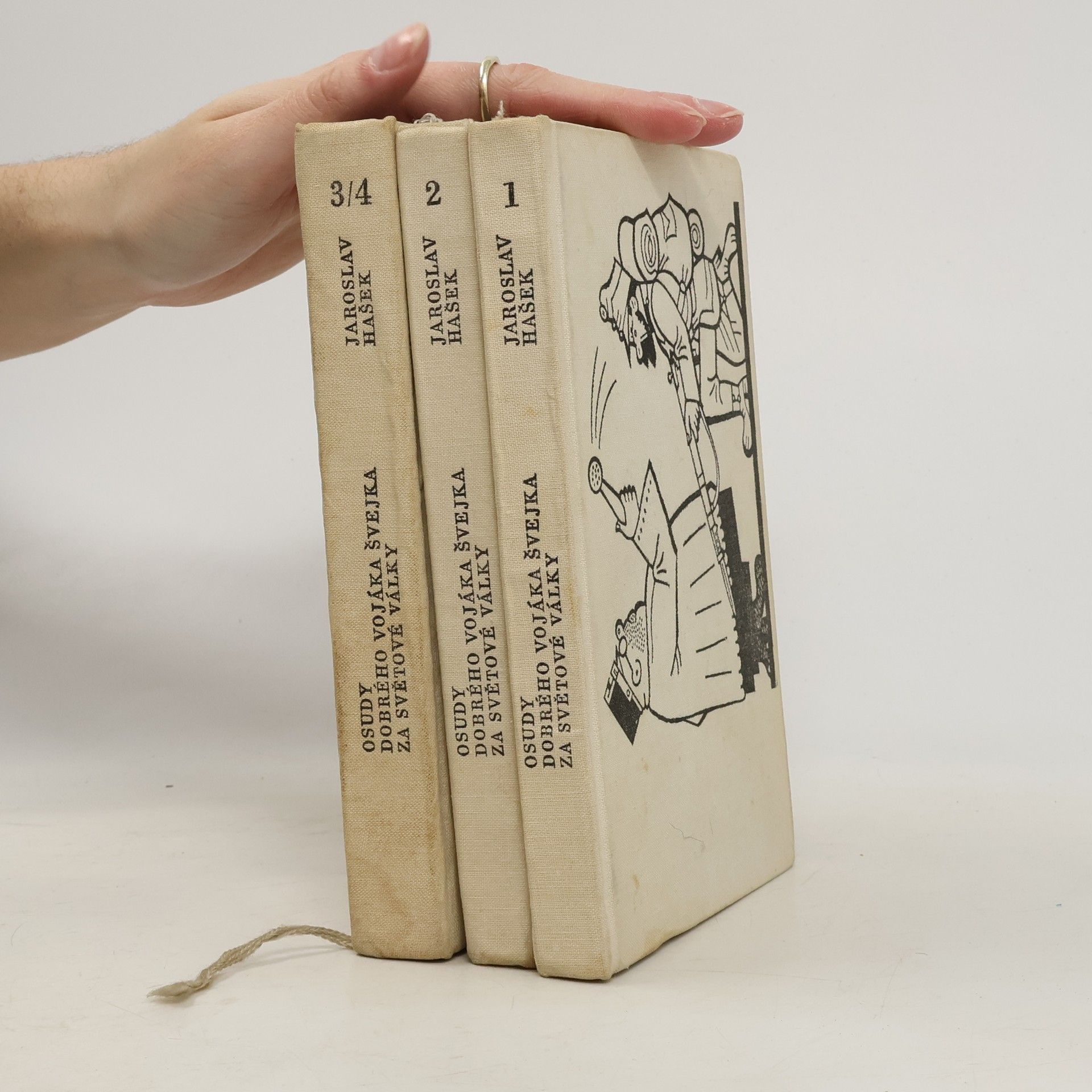 Jaroslav Hašek Osudy dobrého vojáka Švejka za světové války. Díl 1.-4.