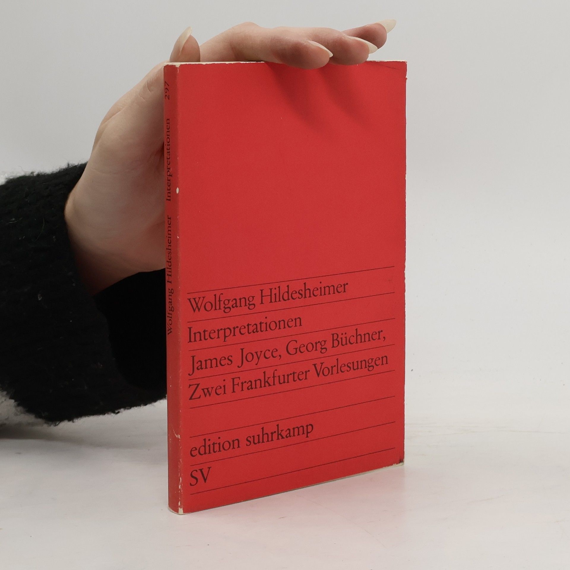 Wolfgang Hildesheimer Interpretationen 297