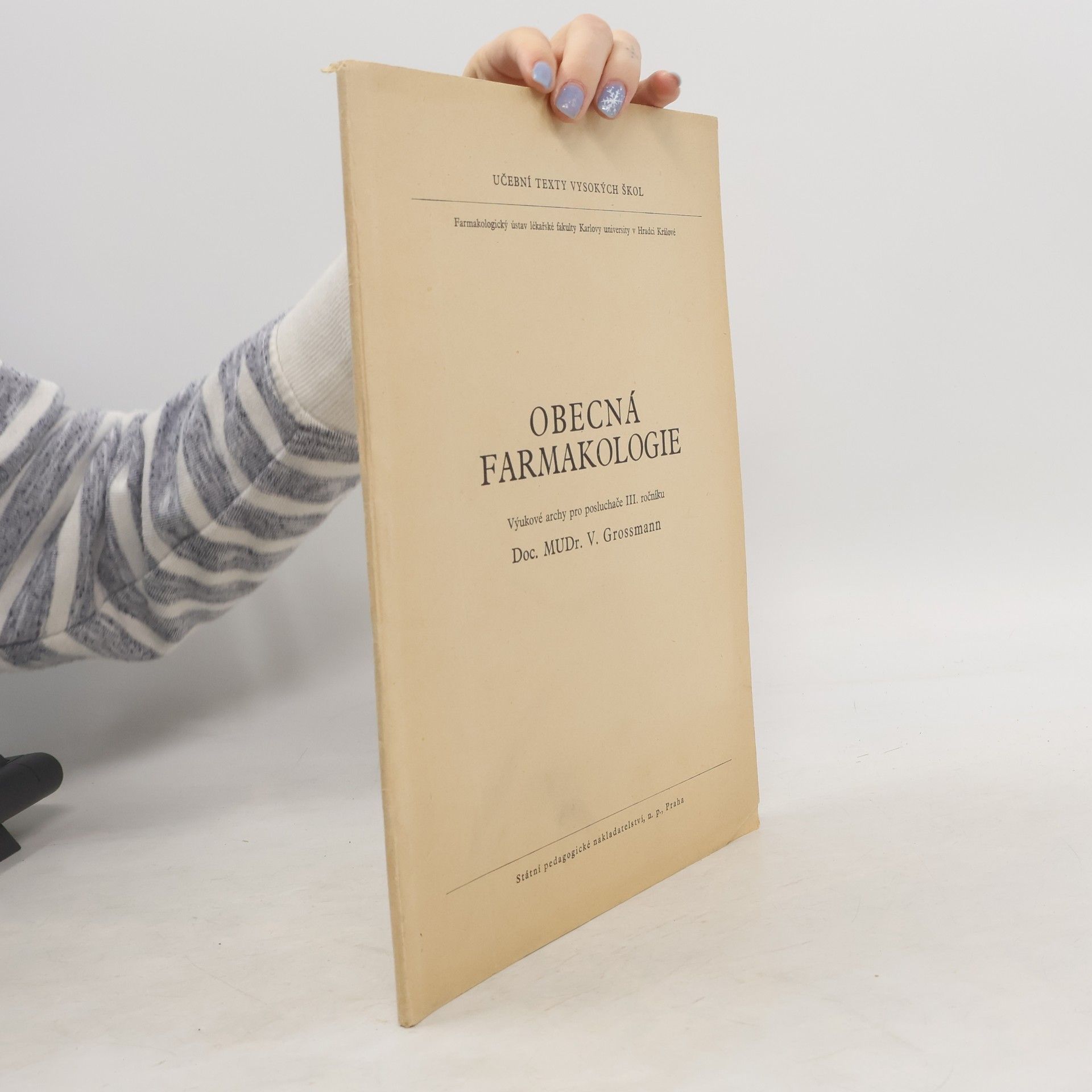 V. Grossmann Obecná farmakologie