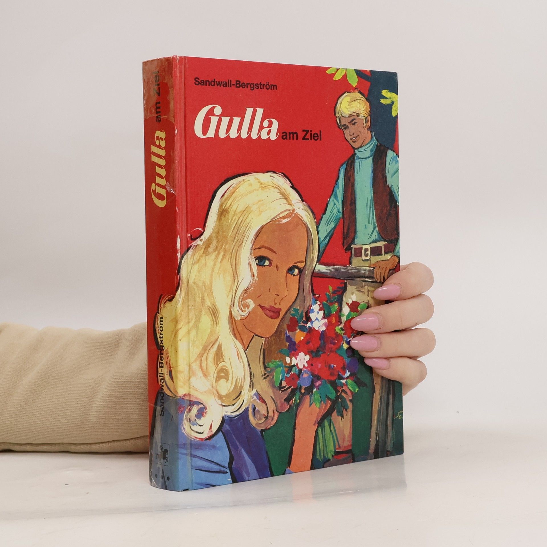 Martha Sandwall-Bergström Gulla am Ziel