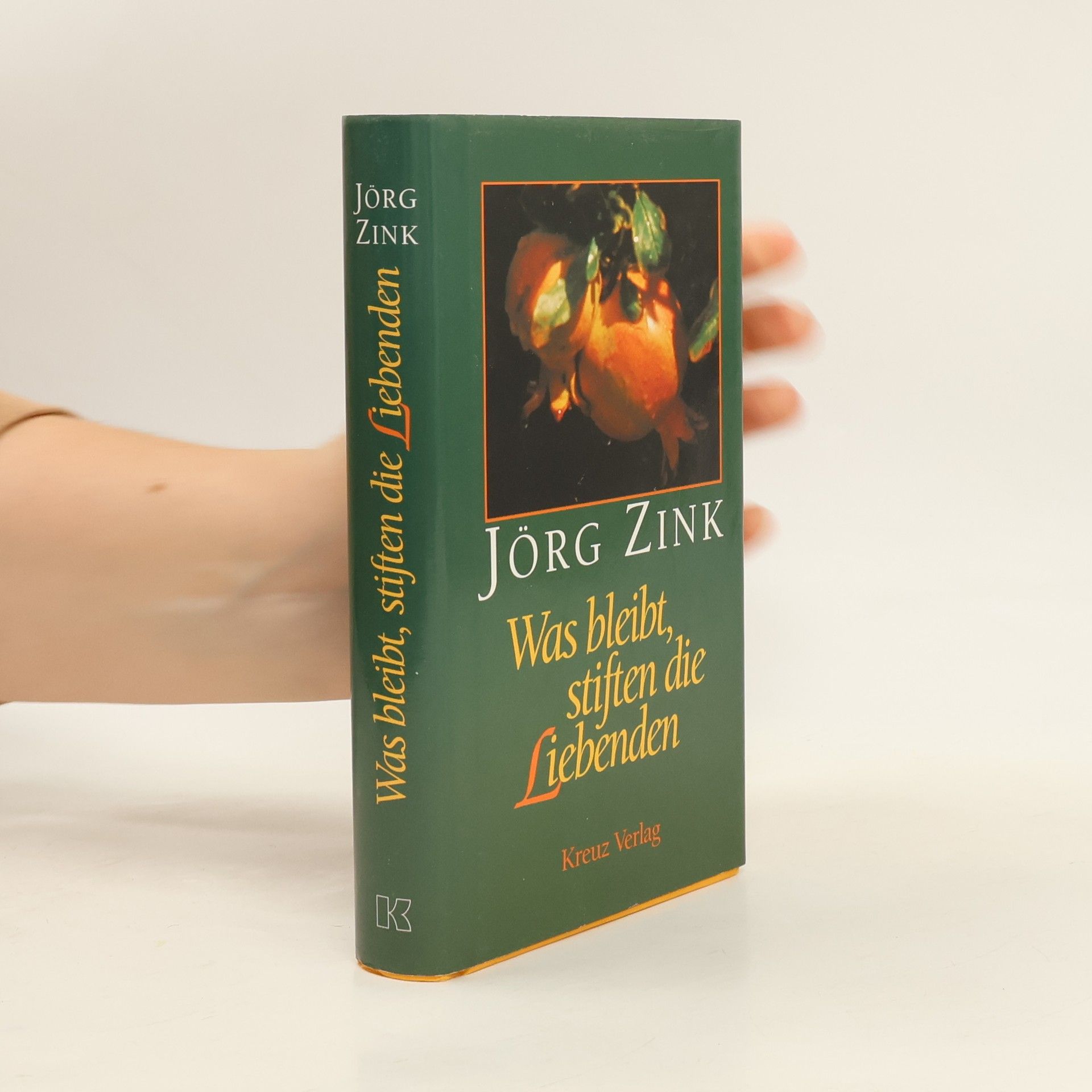 Jörg Zink Was bleibt, stiften die Liebenden