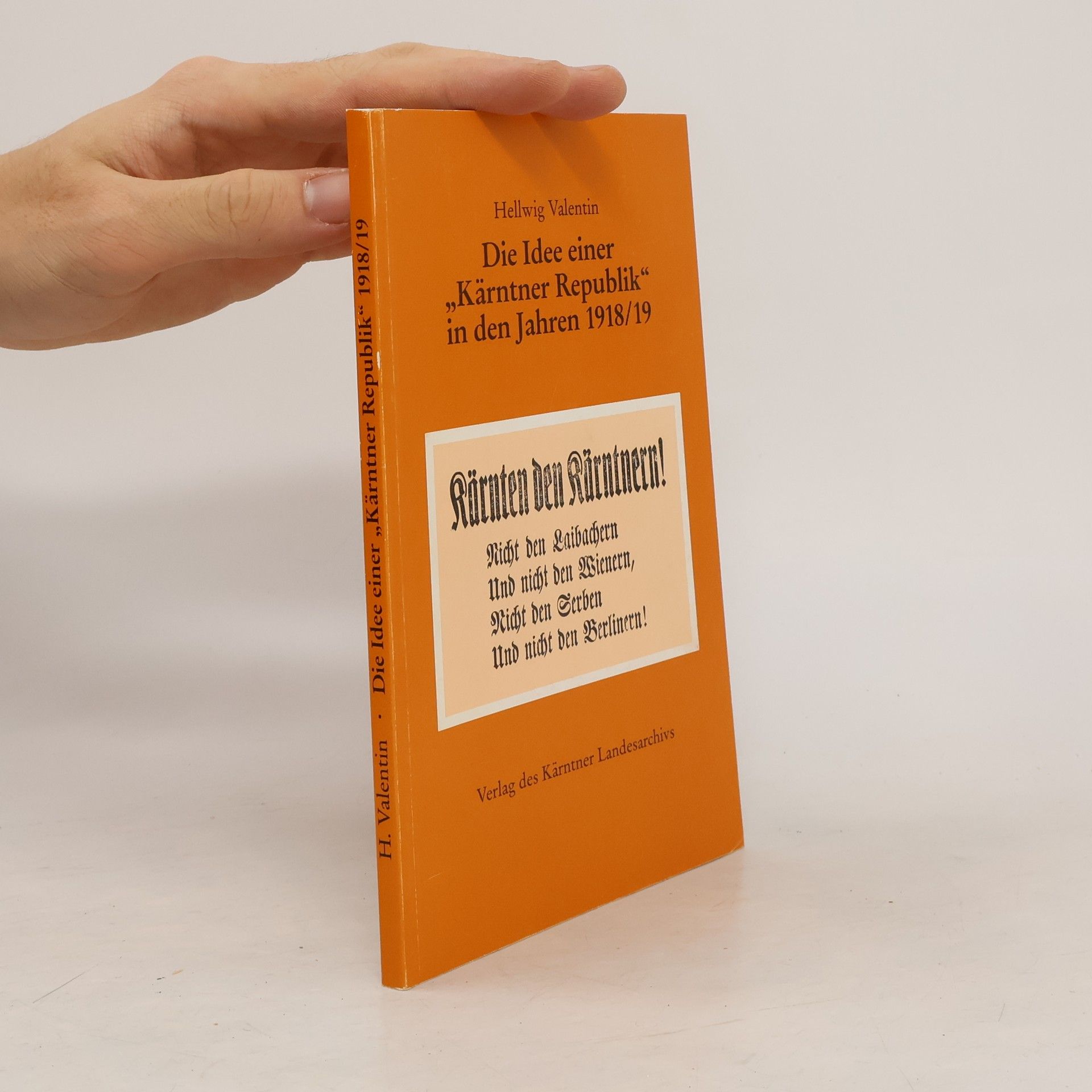 Die Idee einer "Kärntner Republik" in den Jahren 1918/19