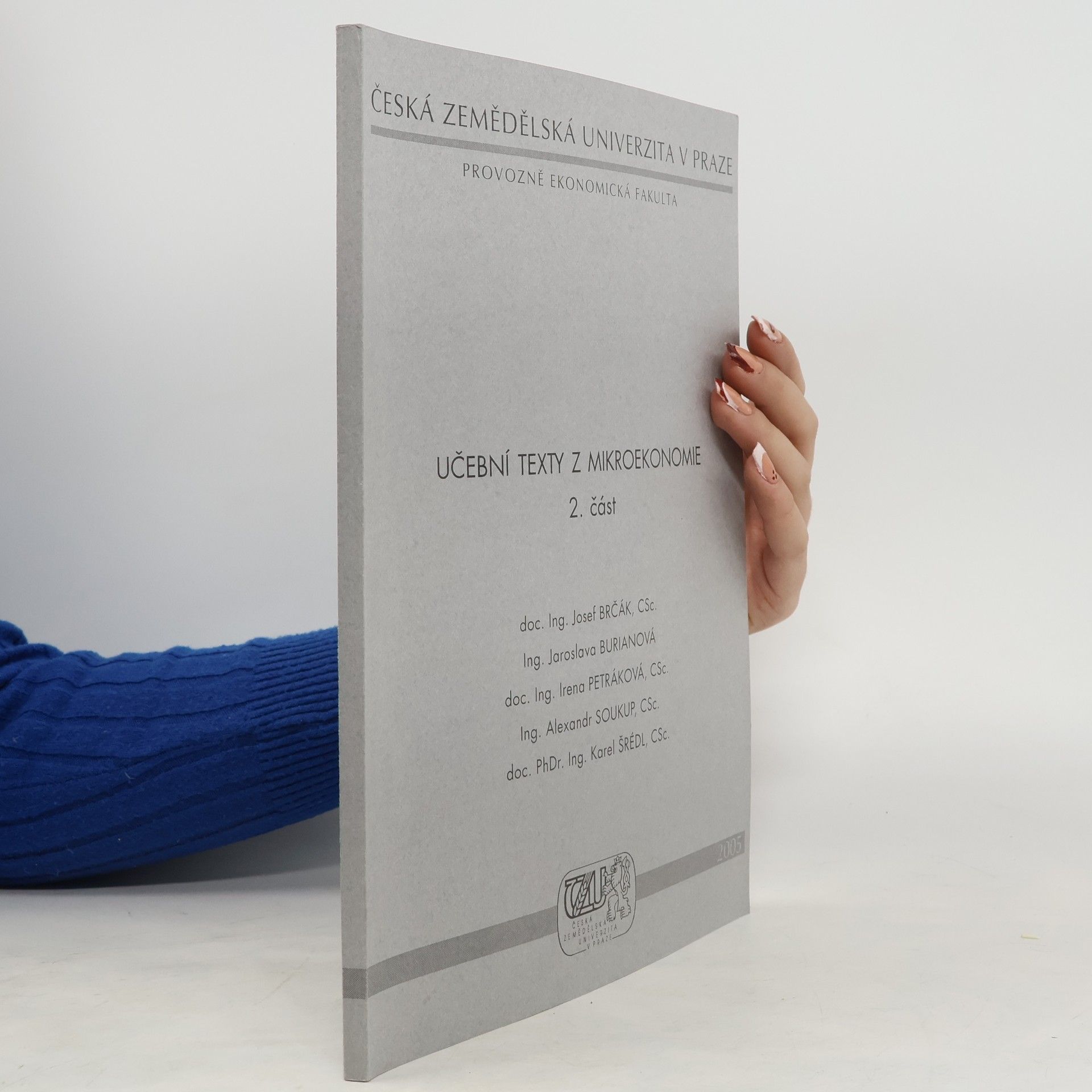 Učební texty z mikroekonomie. 2. část
