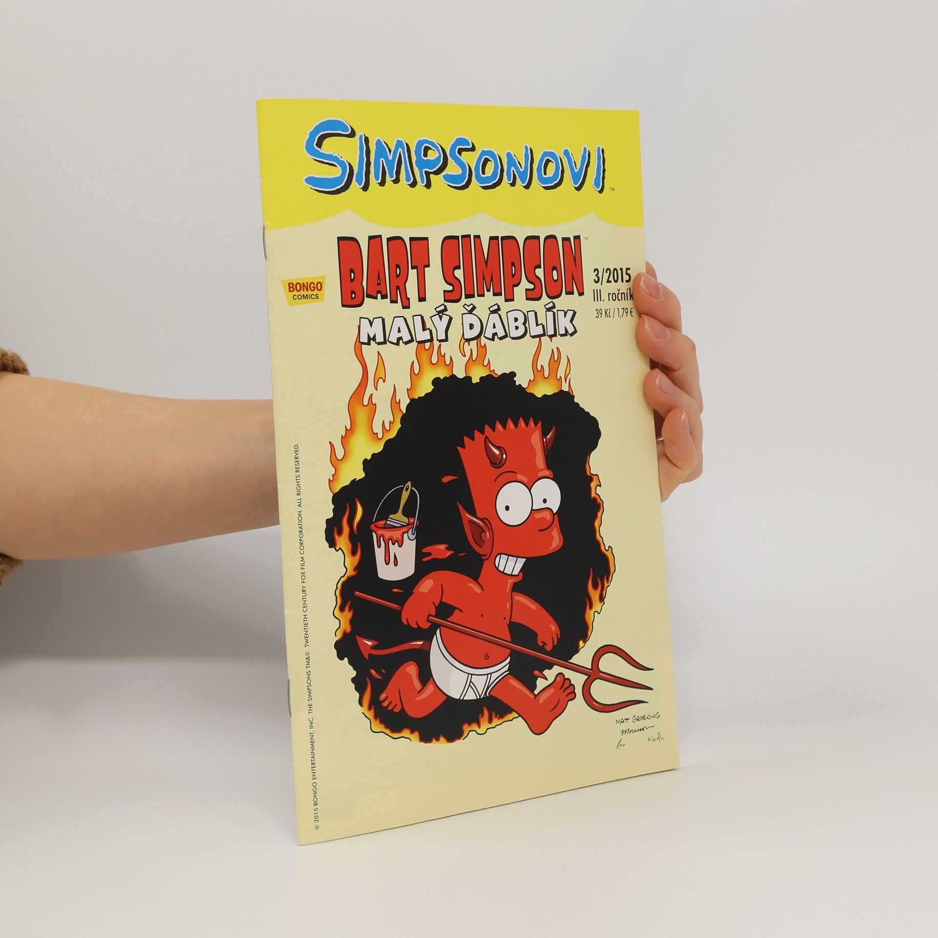 Matt Groening Bart Simpson Malý ďáblík 3/2015