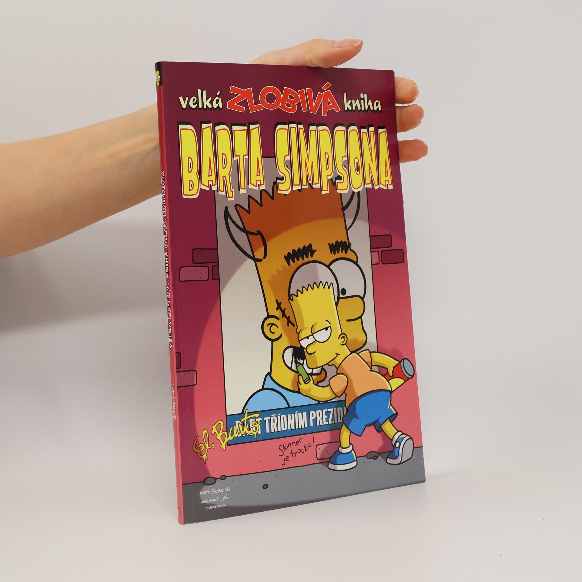 Matt Groening Velká zlobivá kniha Barta Simpsona
