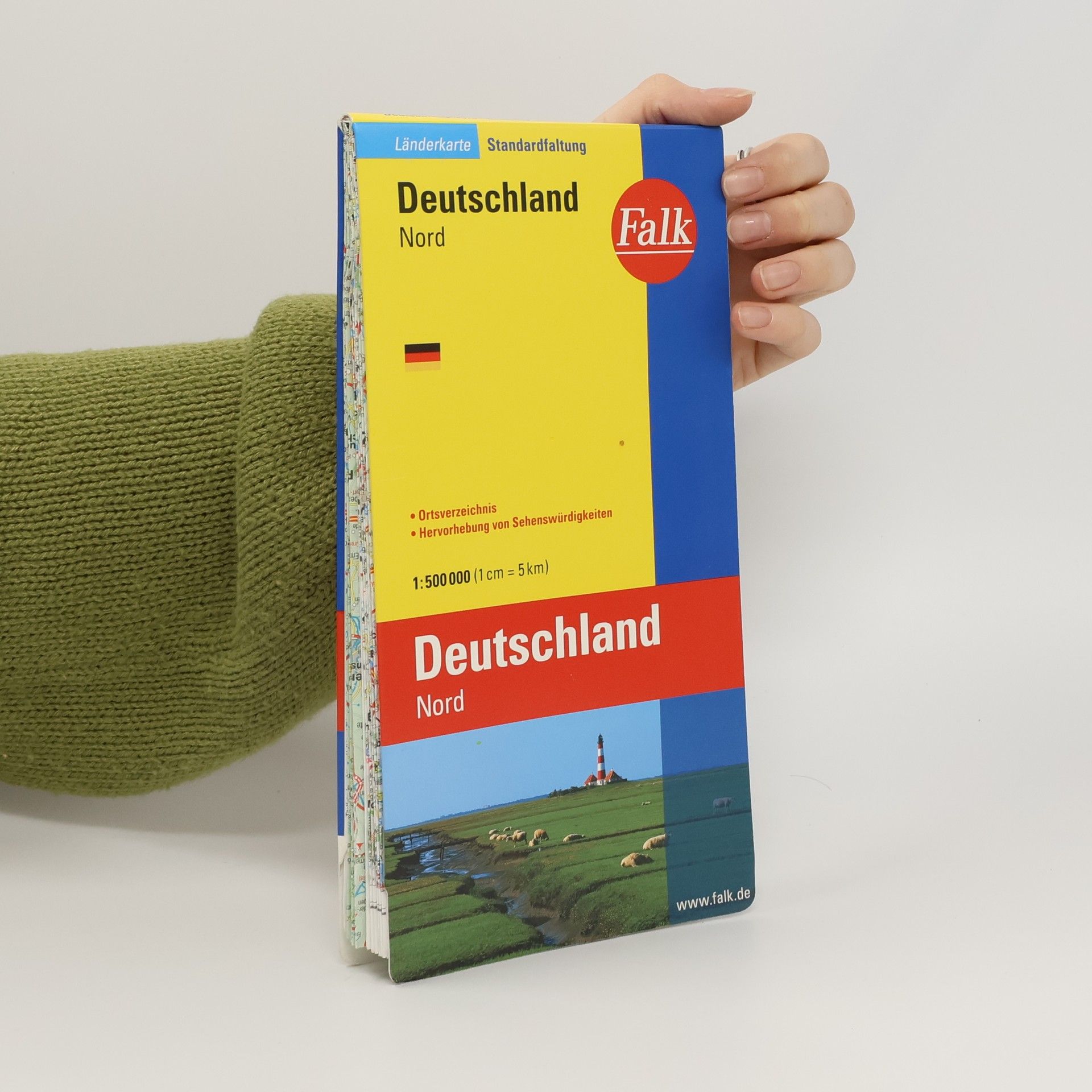 Collectif d'auteurs Falk Länderkarte Deutschland Nord 1:500 000