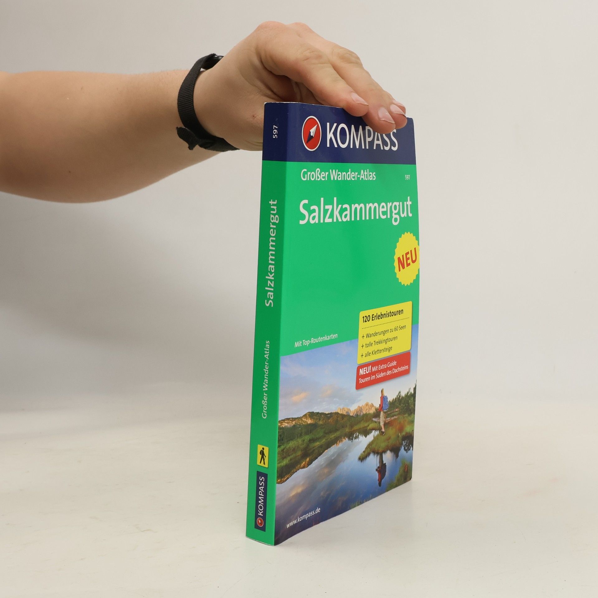 Wolfgang Heitzmann KOMPASS Großes Wanderbuch - 597: Salzkammergut