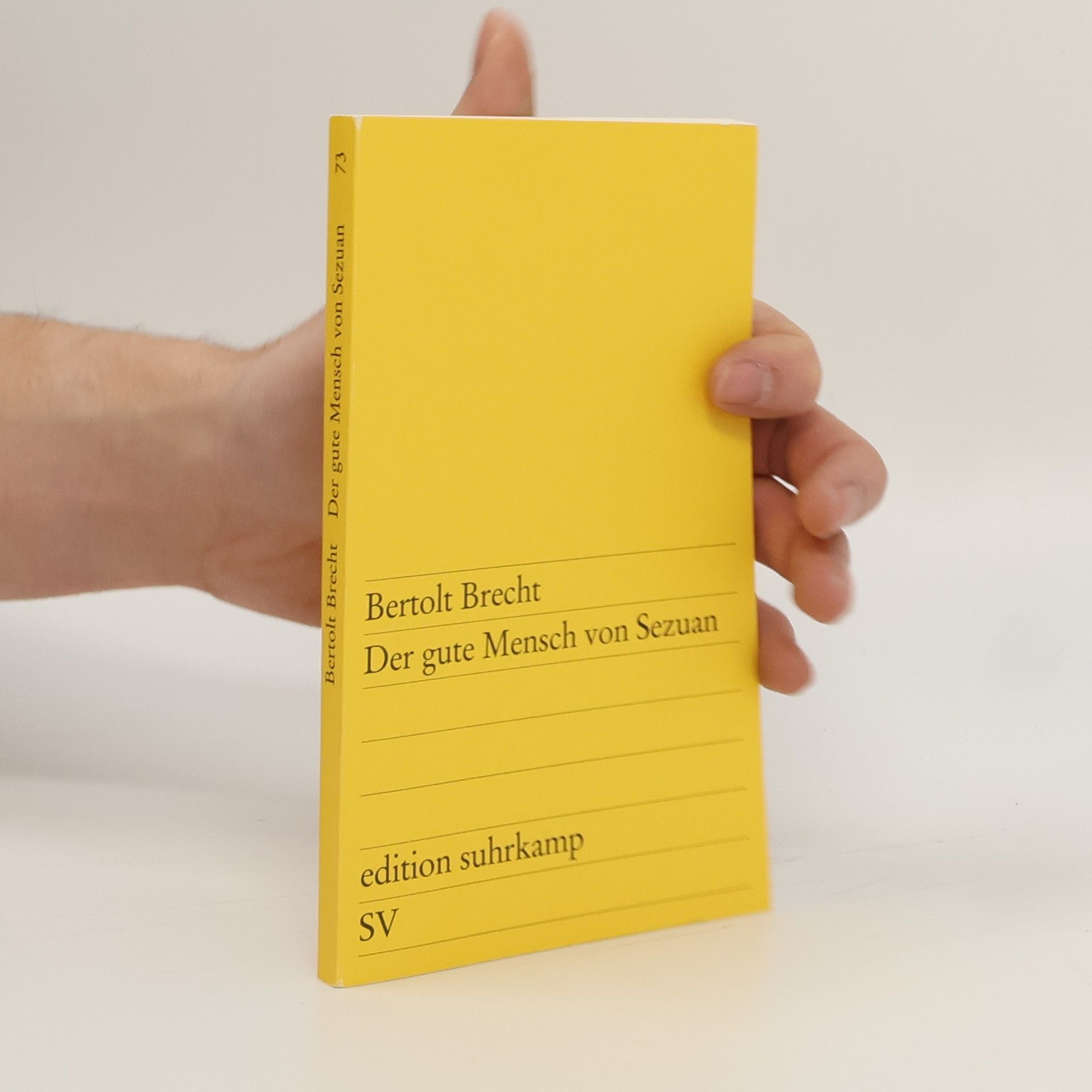 Bertolt Brecht Der Gute Mensch von Sezuan