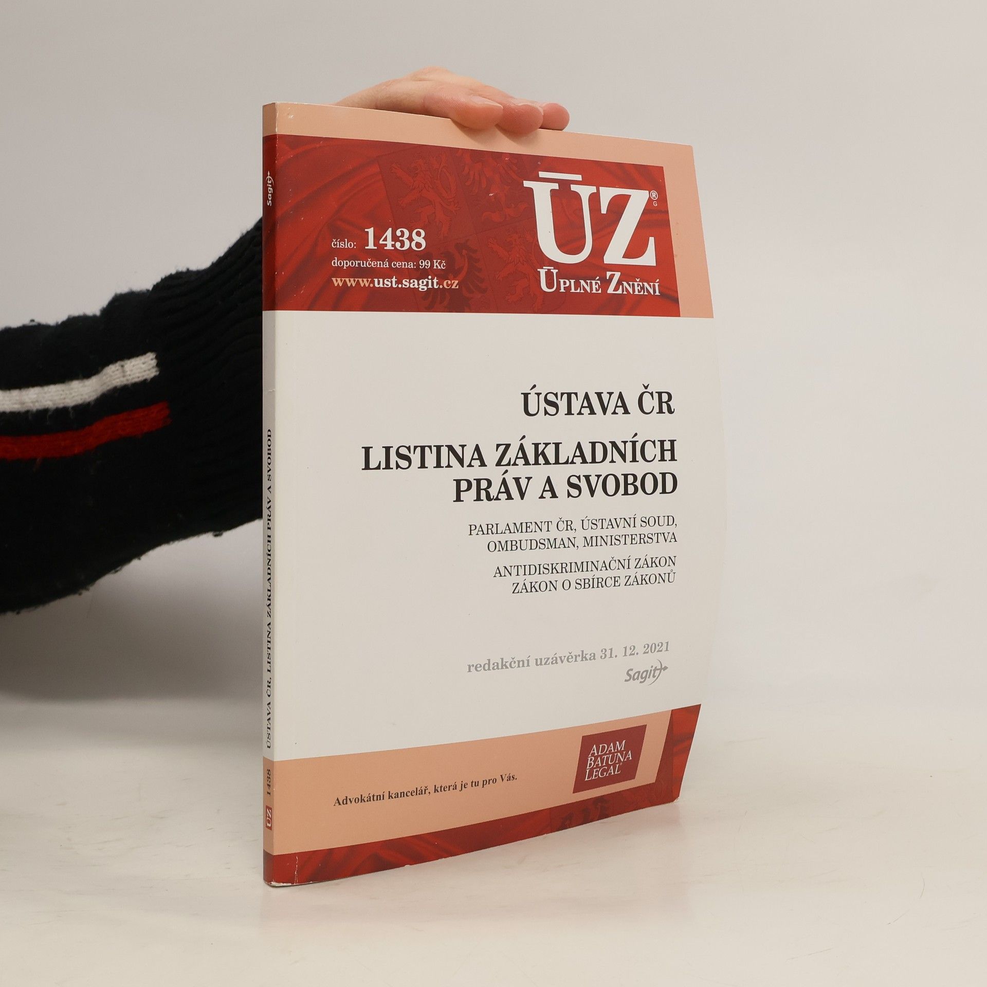 Collectif d'auteurs ÚZ 1438. Ústava ČR, Listina základních práv a svobod