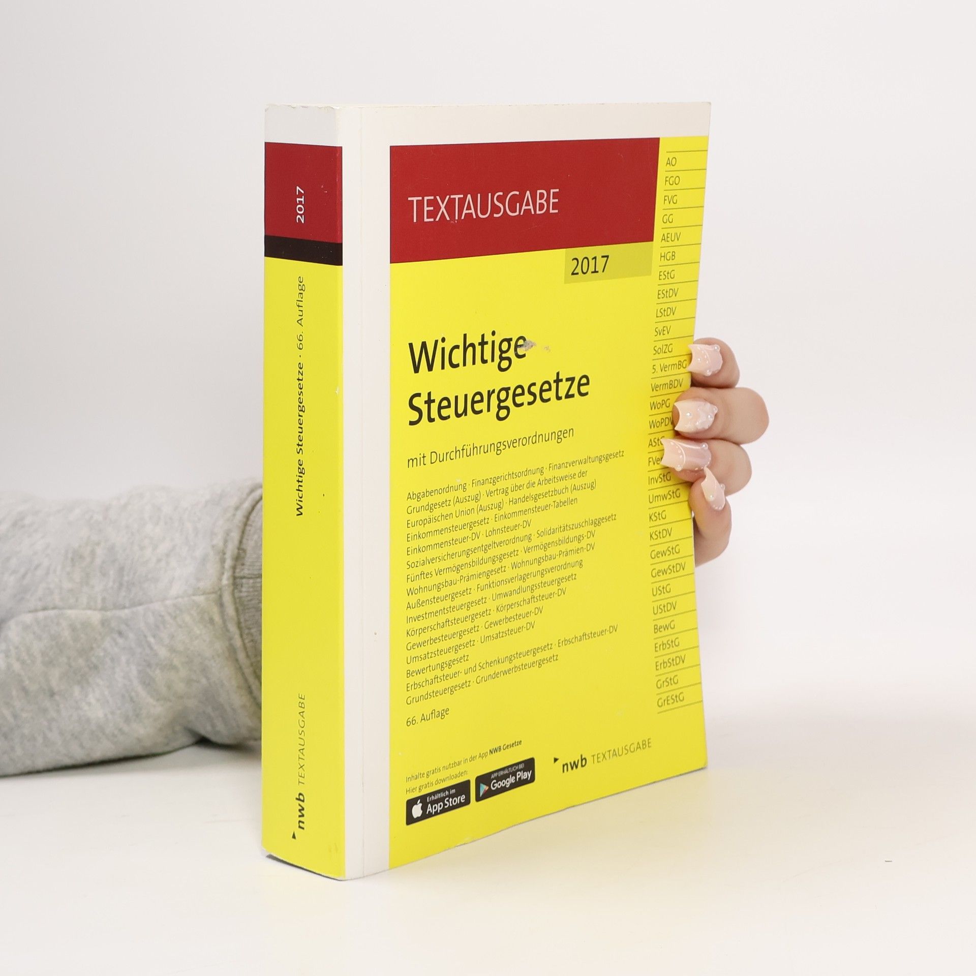 Collectif d'auteurs Wichtige Steuergesetze