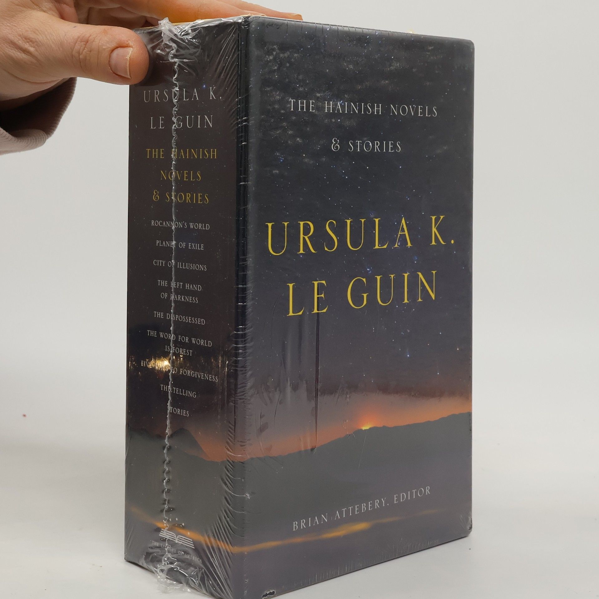 Ursula K. Le Guin Hainish Novels and Stories. Rocannon's World. Planet of Exile. City of Illusions. The Left Hand of Darkness. The Dispossessed. The Word for World is Forest. The Telling Stories