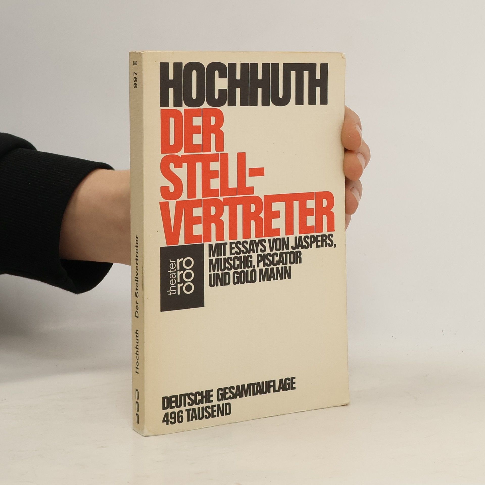 Rolf Hochnuth Der Stellvertreter