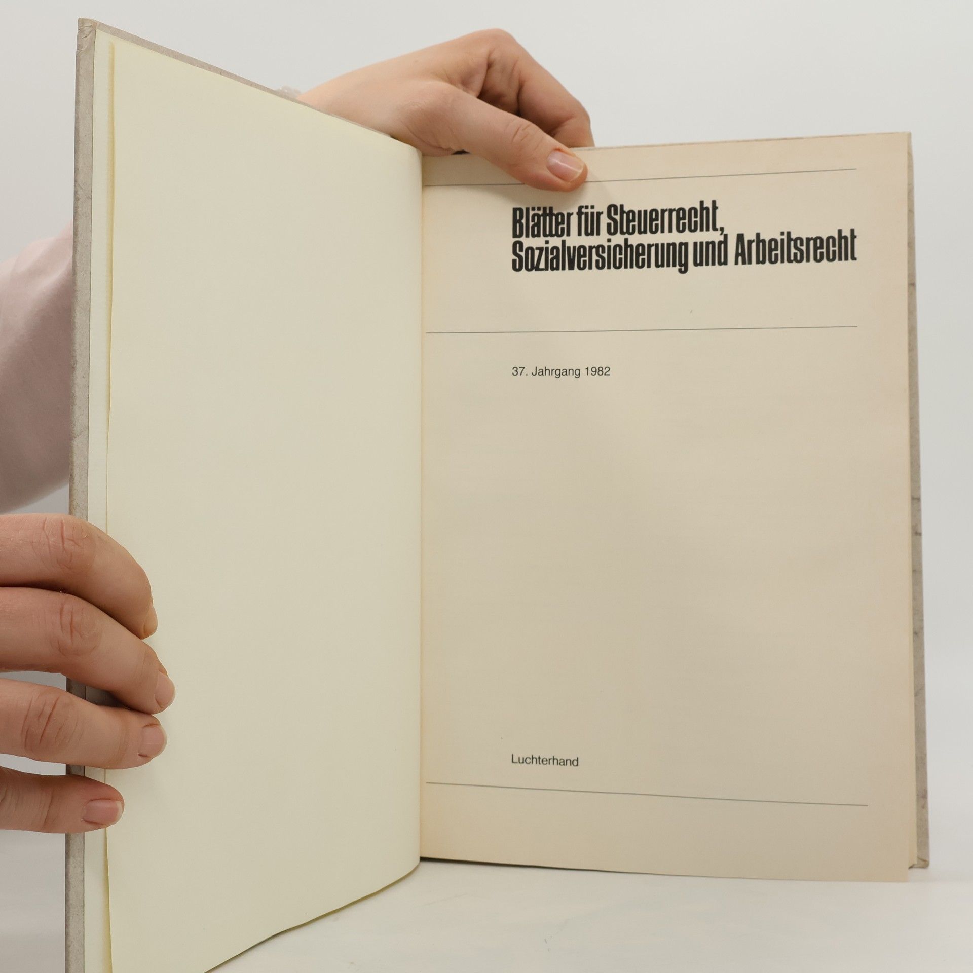 Autorenkollektiv Blätter für Steuerrecht Sozialversicherung und Arbeitsrecht