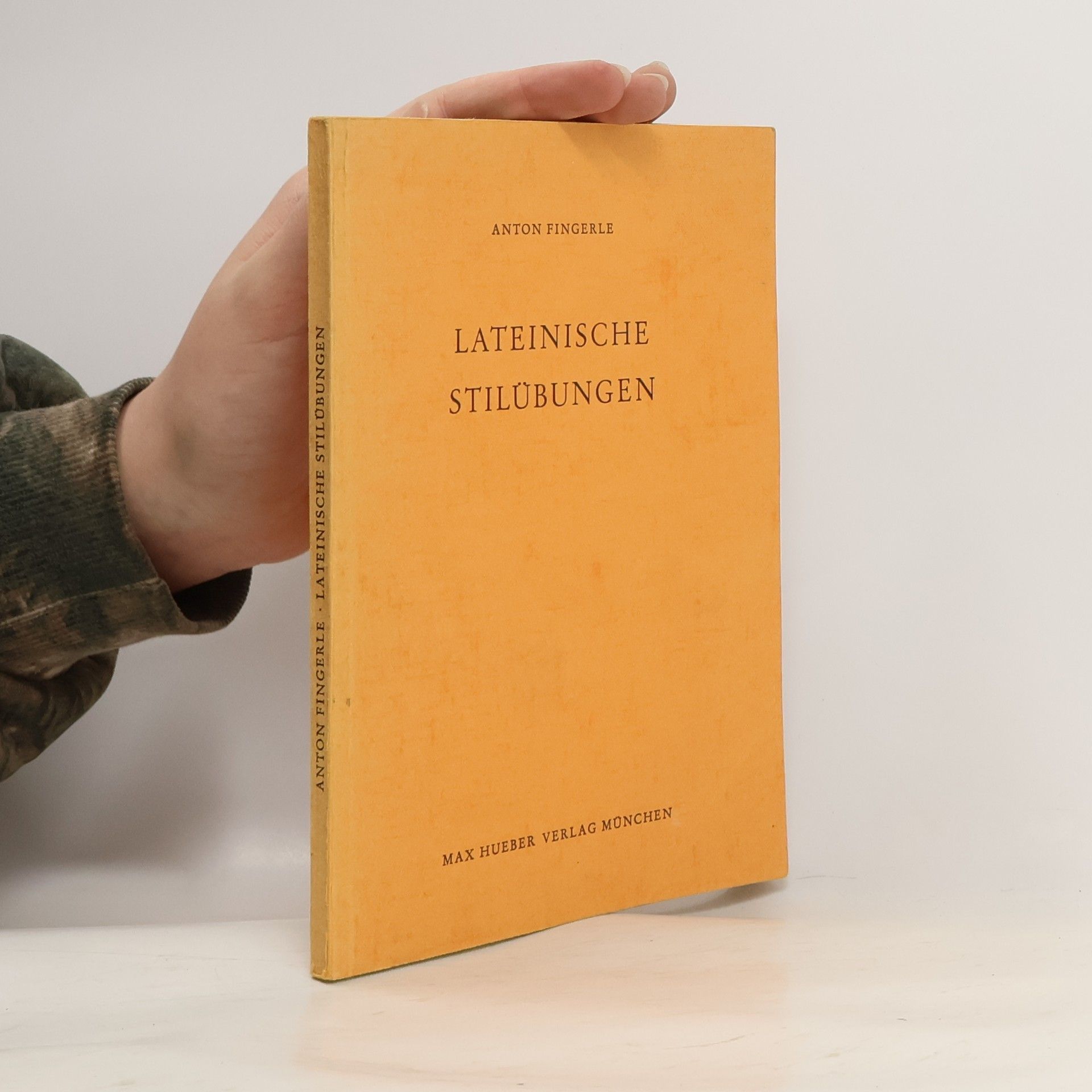 Anton Fingerle Lateinische Stilübungen