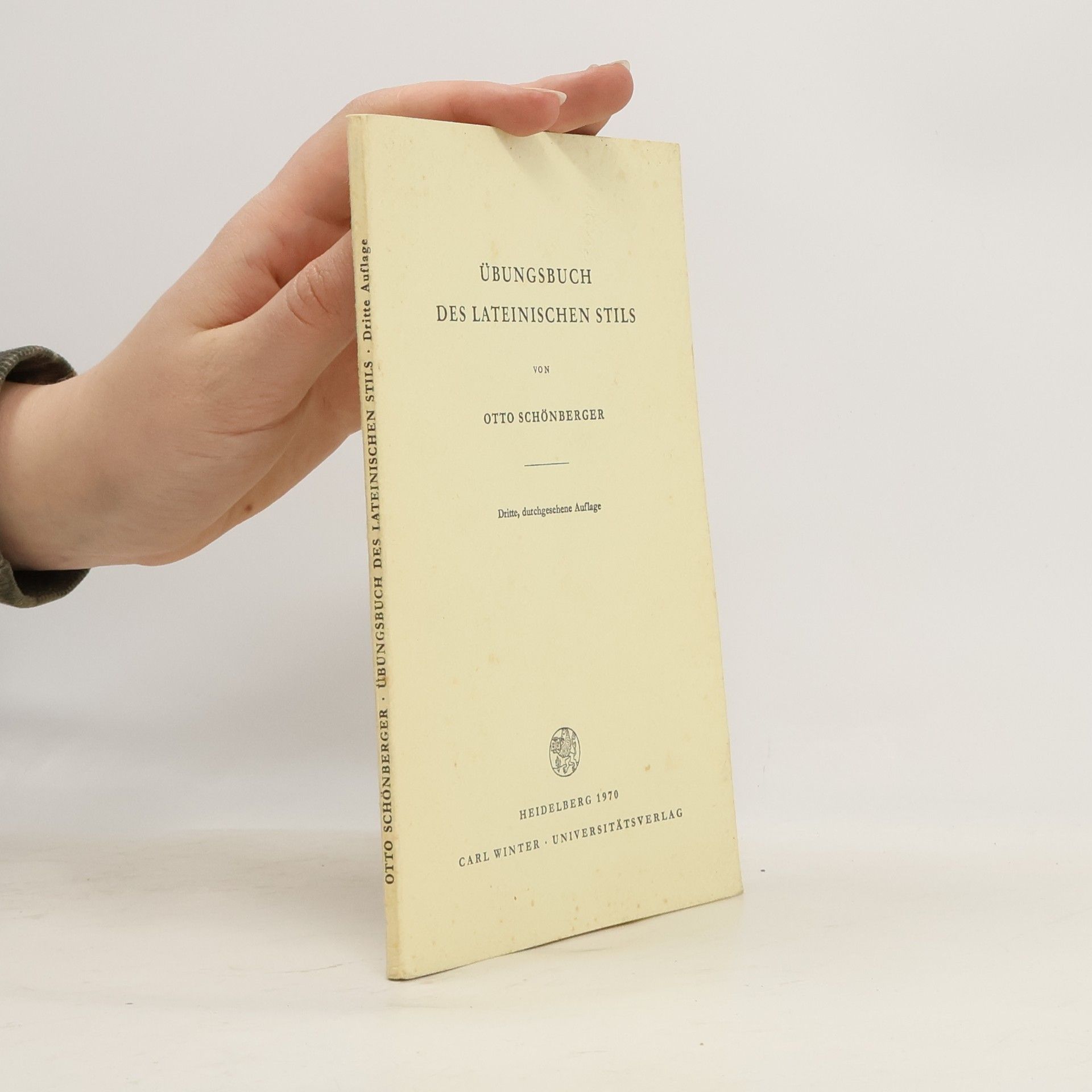 Otto Schönberger Übungsbuch des lateinischen Stils