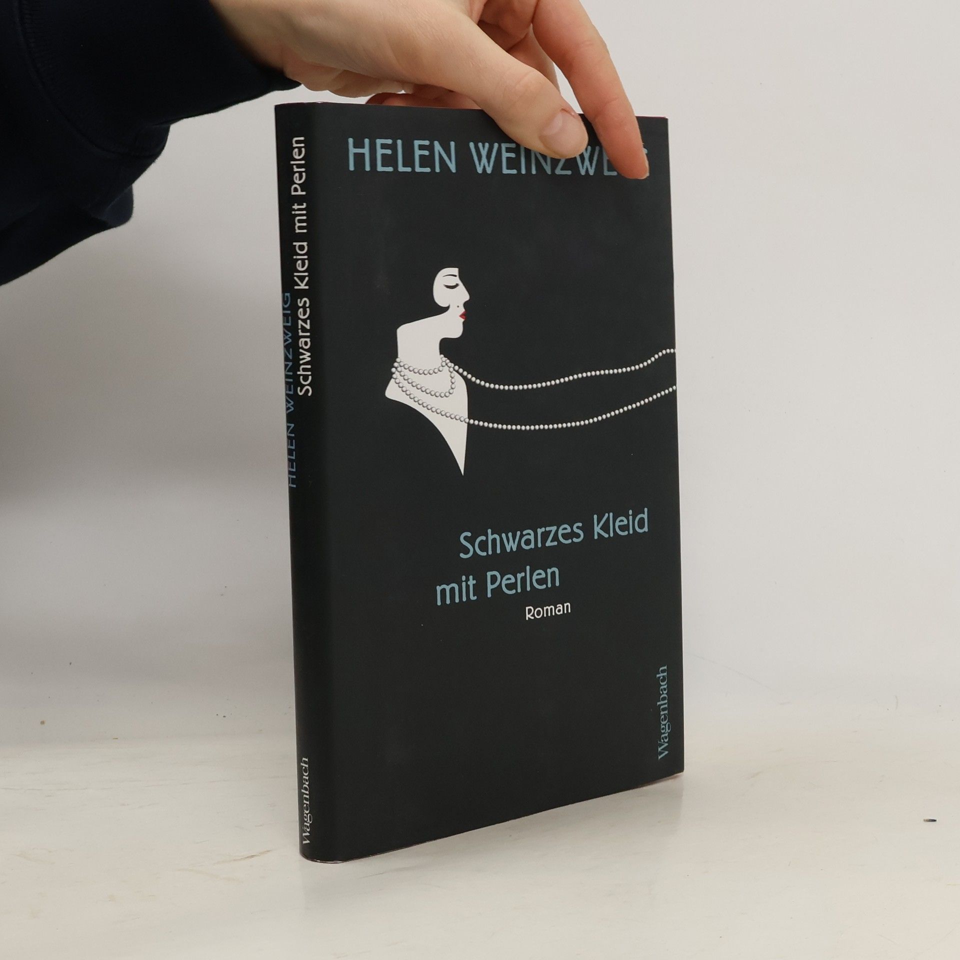 Helen Weinzweig Schwarzes Kleid mit Perlen