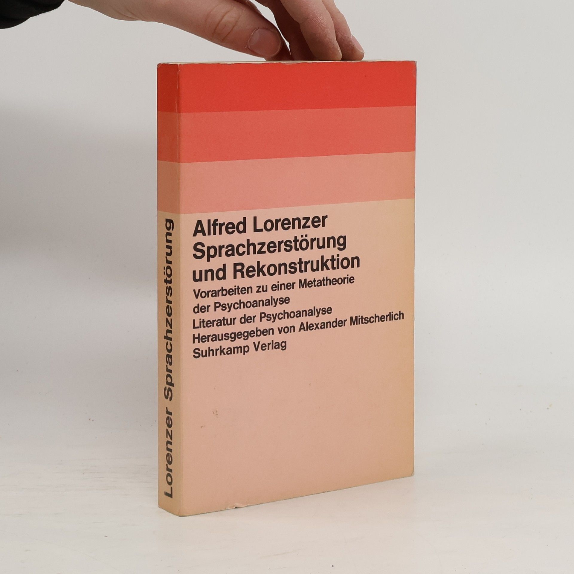 Alfred Lorenzer Sprachzerstörung und Rekonstruktion
