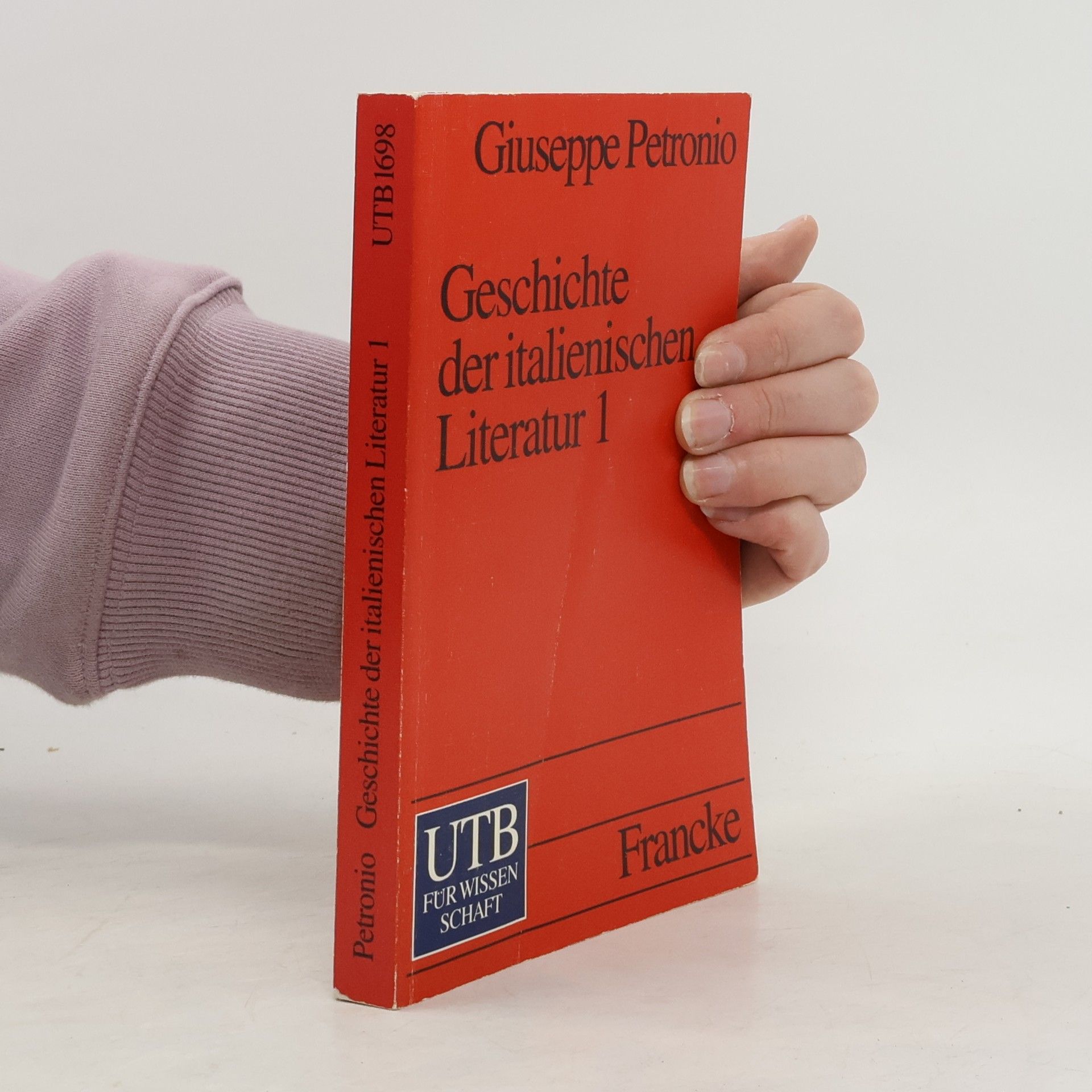 Geschichte der italienischen Literatur. Tl.1. Von den Anfängen bis zur Renaissance