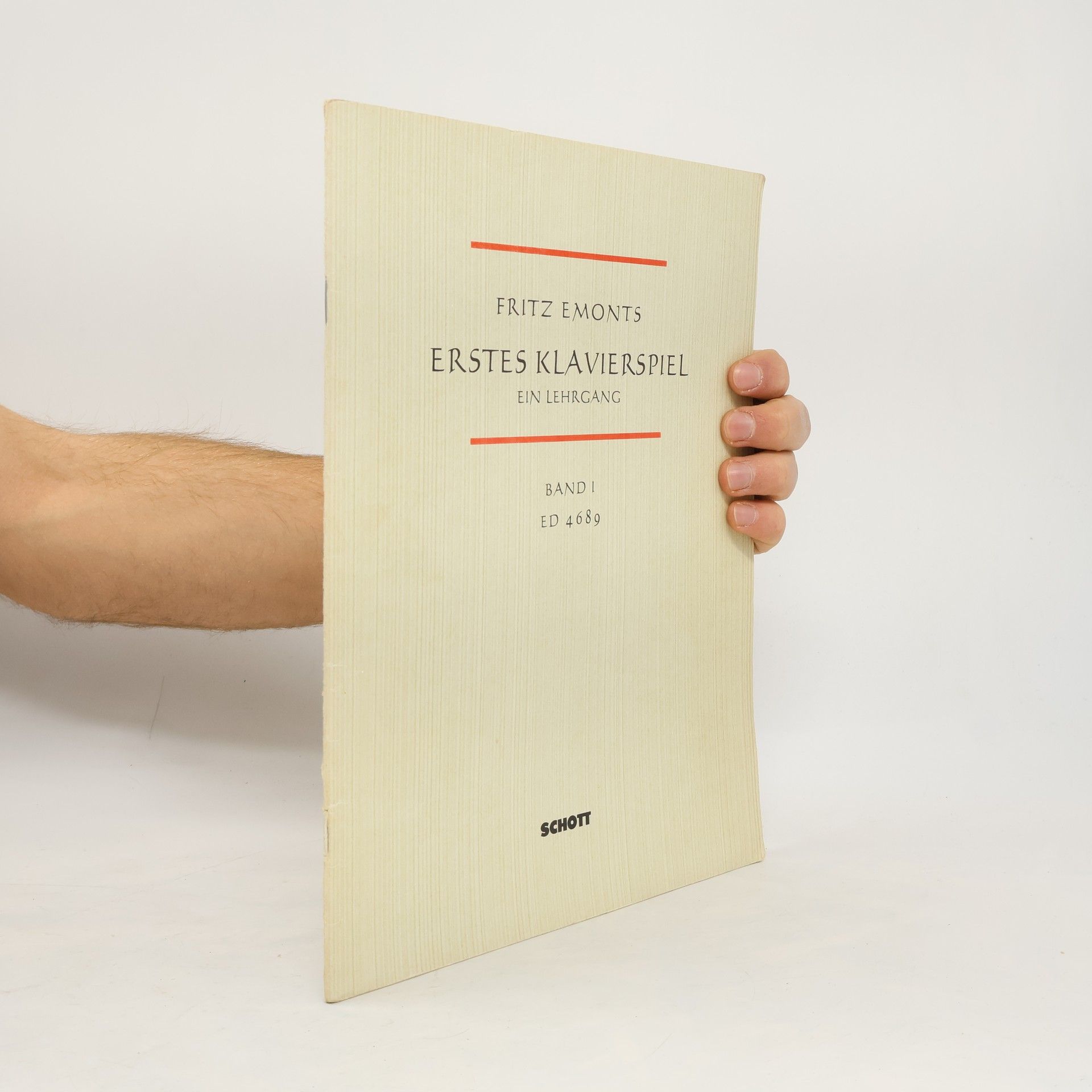 Fritz Emonts Ersters Klavierspiel I