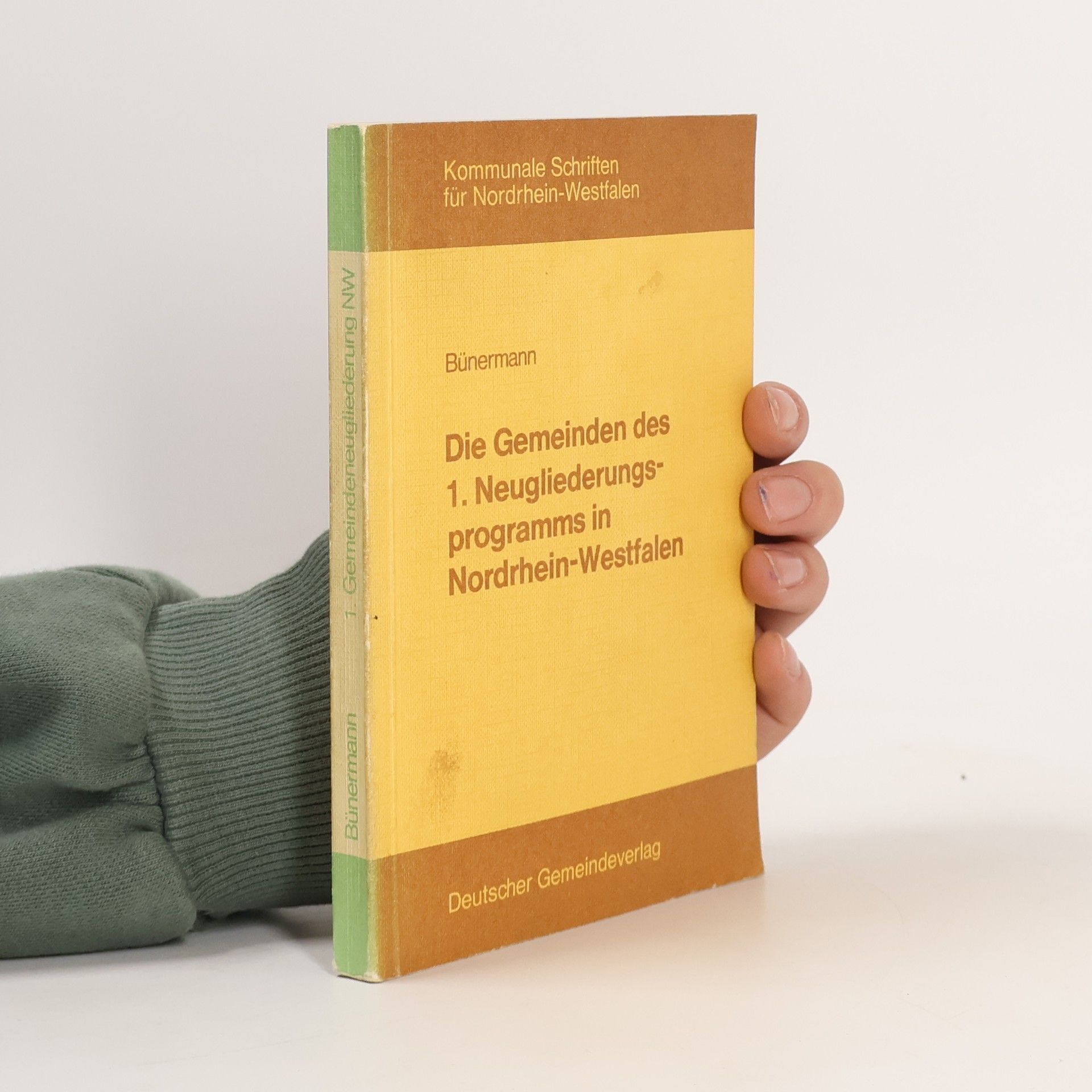 Die Gemeinden des 1. Neugliederung Programms in Nordrhein-Westfalen