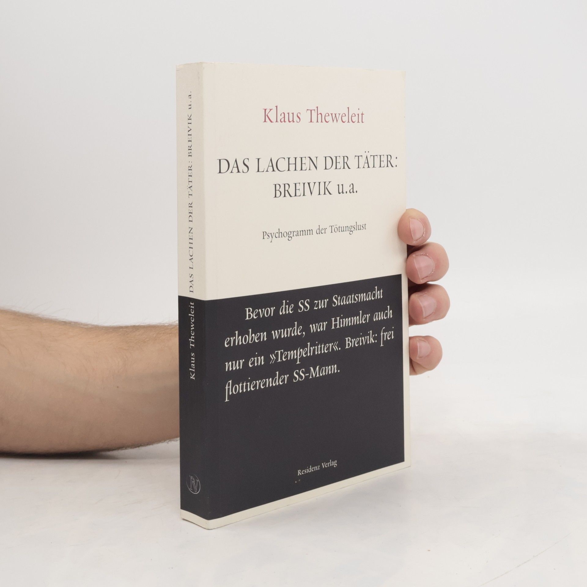 Klaus Theweleit Das Lachen der Täter