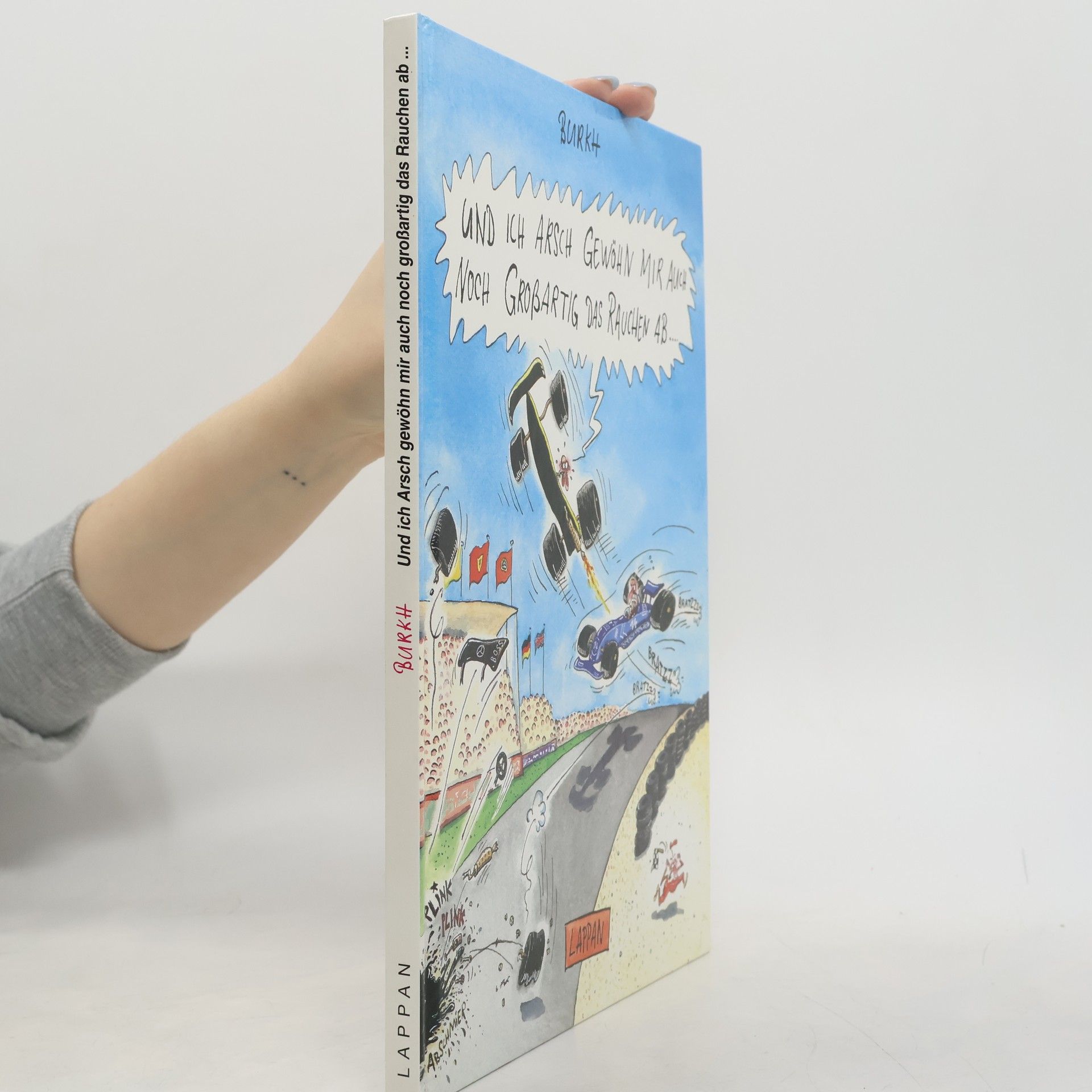 Burkh Und ich Arsch gewöhn mir auch noch das Rauchen ab ...