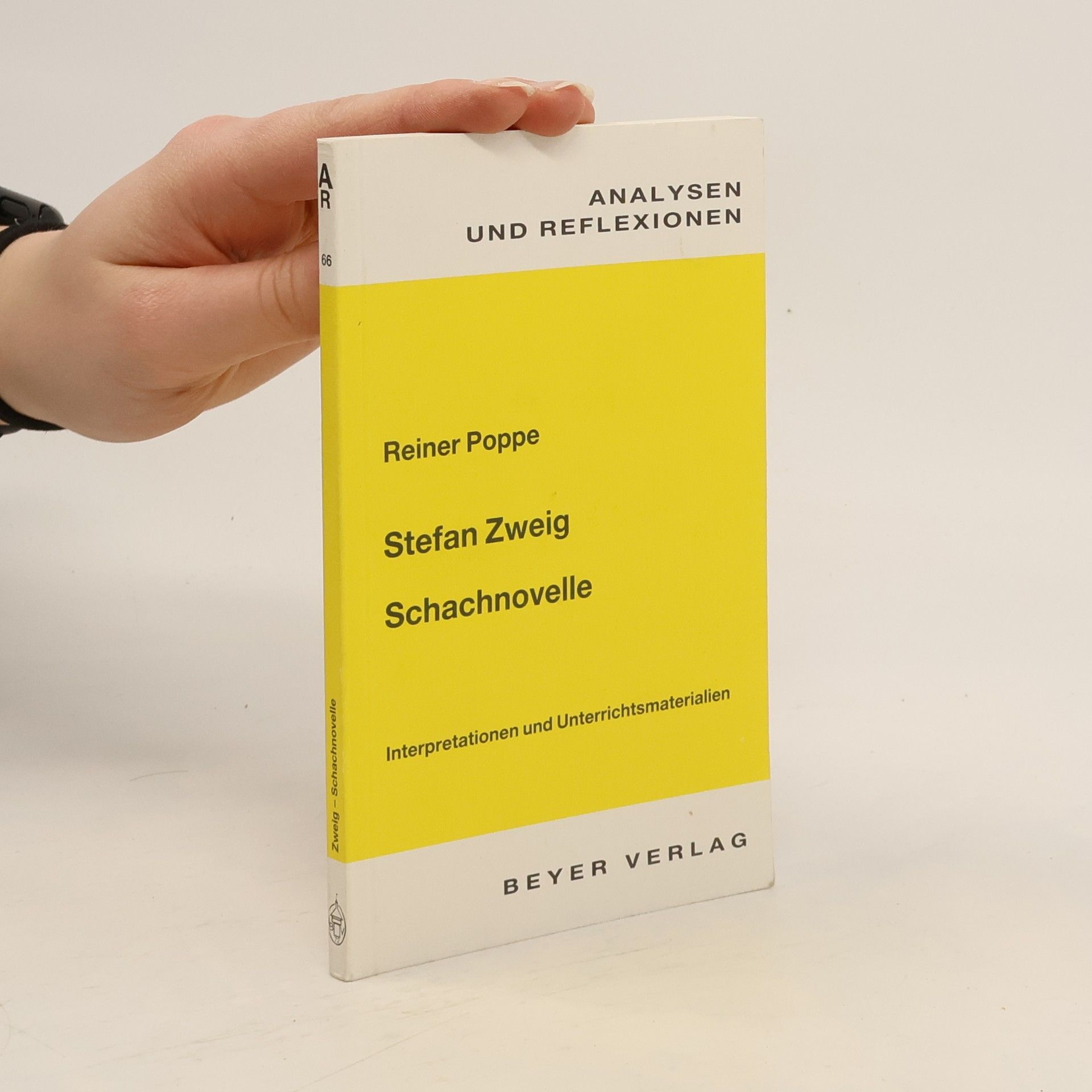 Reiner Poppe Stefan Zweig, Schachnovelle