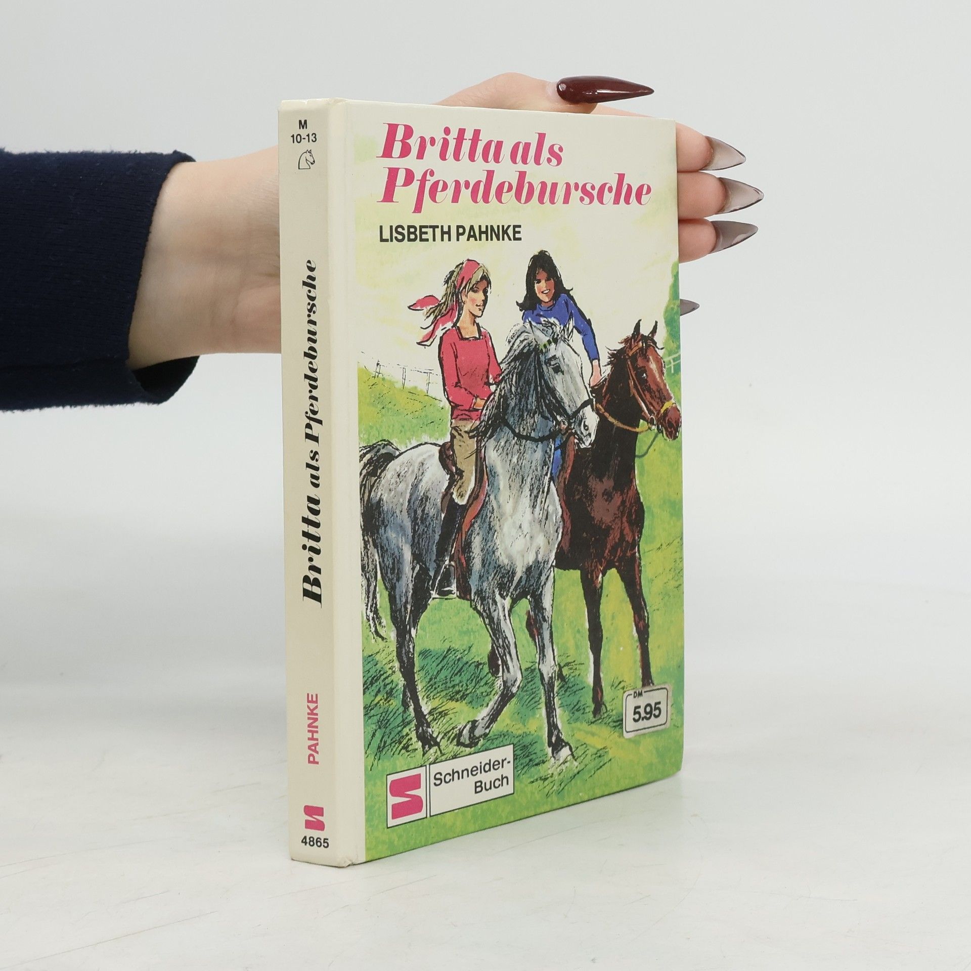 Britta als Pferdebursche