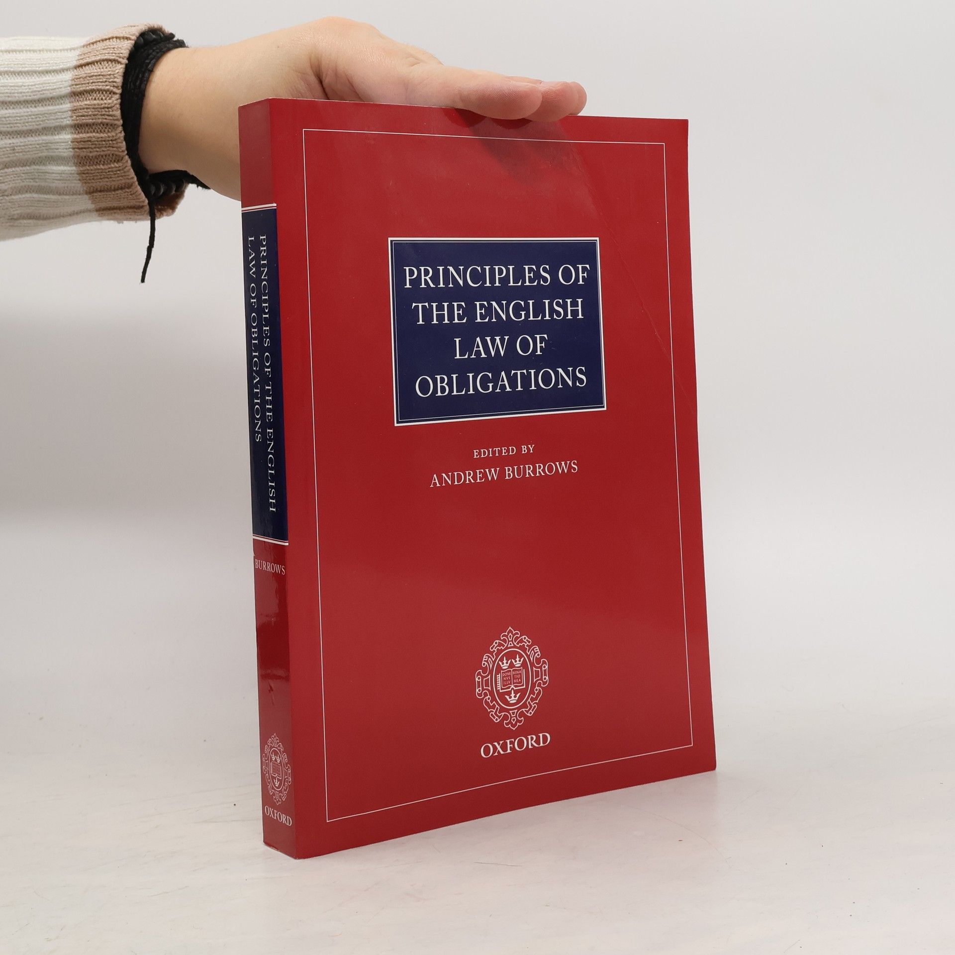 A. S. Andrew S. Burrows Principles of the English Law of Obligations