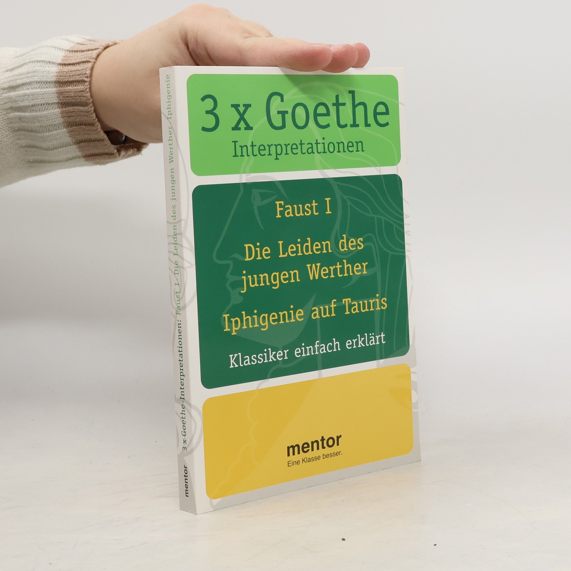 Kolektiv autorů 3x Goethe: Klassiker einfach erklärt (Faust I, Die Leiden des jungen Werther, Iphigenie auf Tauris)