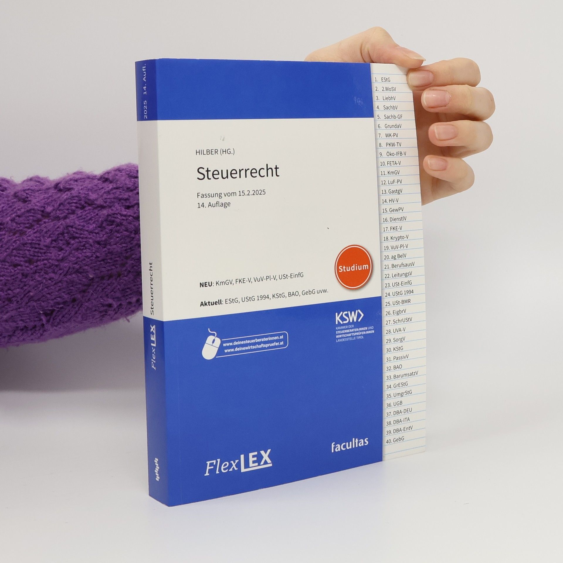 Klaus Hilber FlexLex Steuerrecht | Studium
