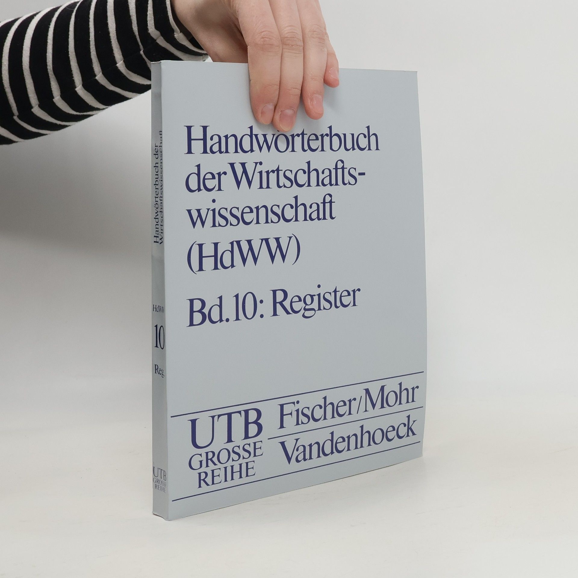 Autorenkollektiv Handwörterbuch der Wirtschaftswissenschaft 10: Register