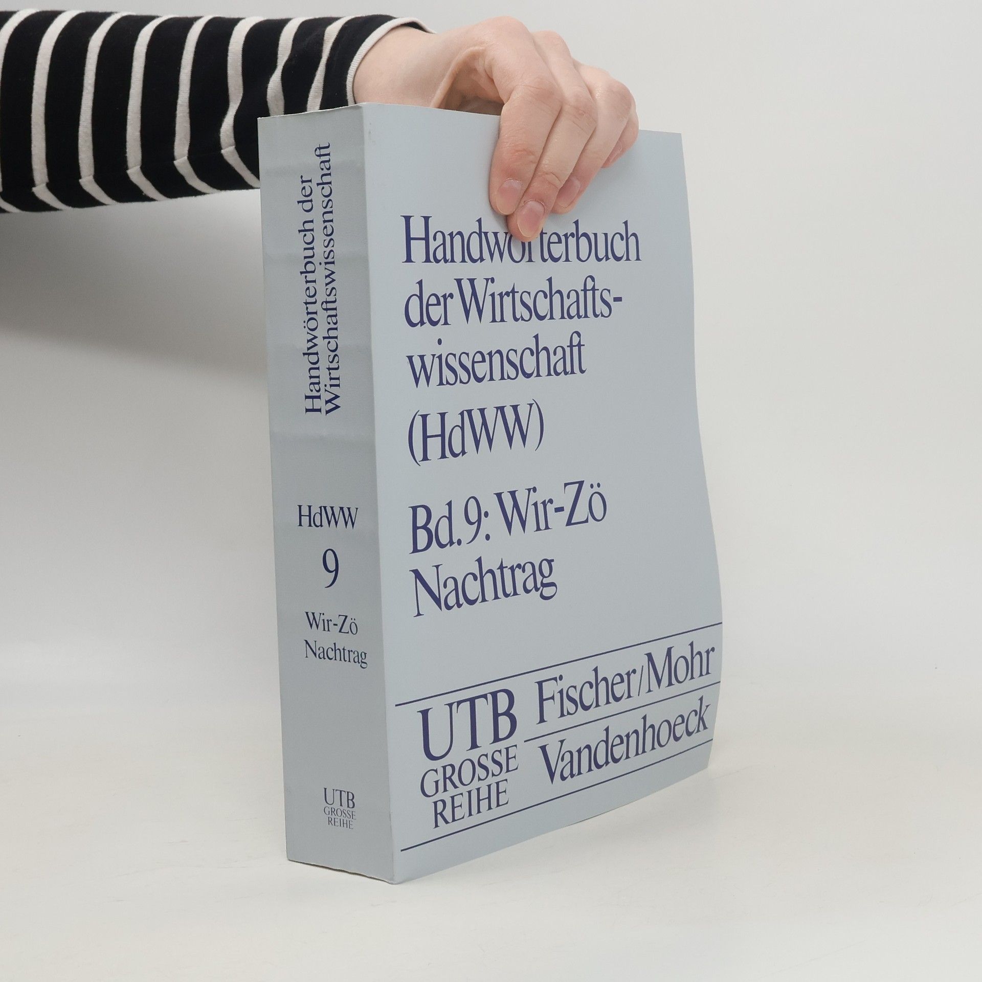 AA.VV. Handwörterbuch der Wirtschaftswissenschaft 9: Wir-Zö