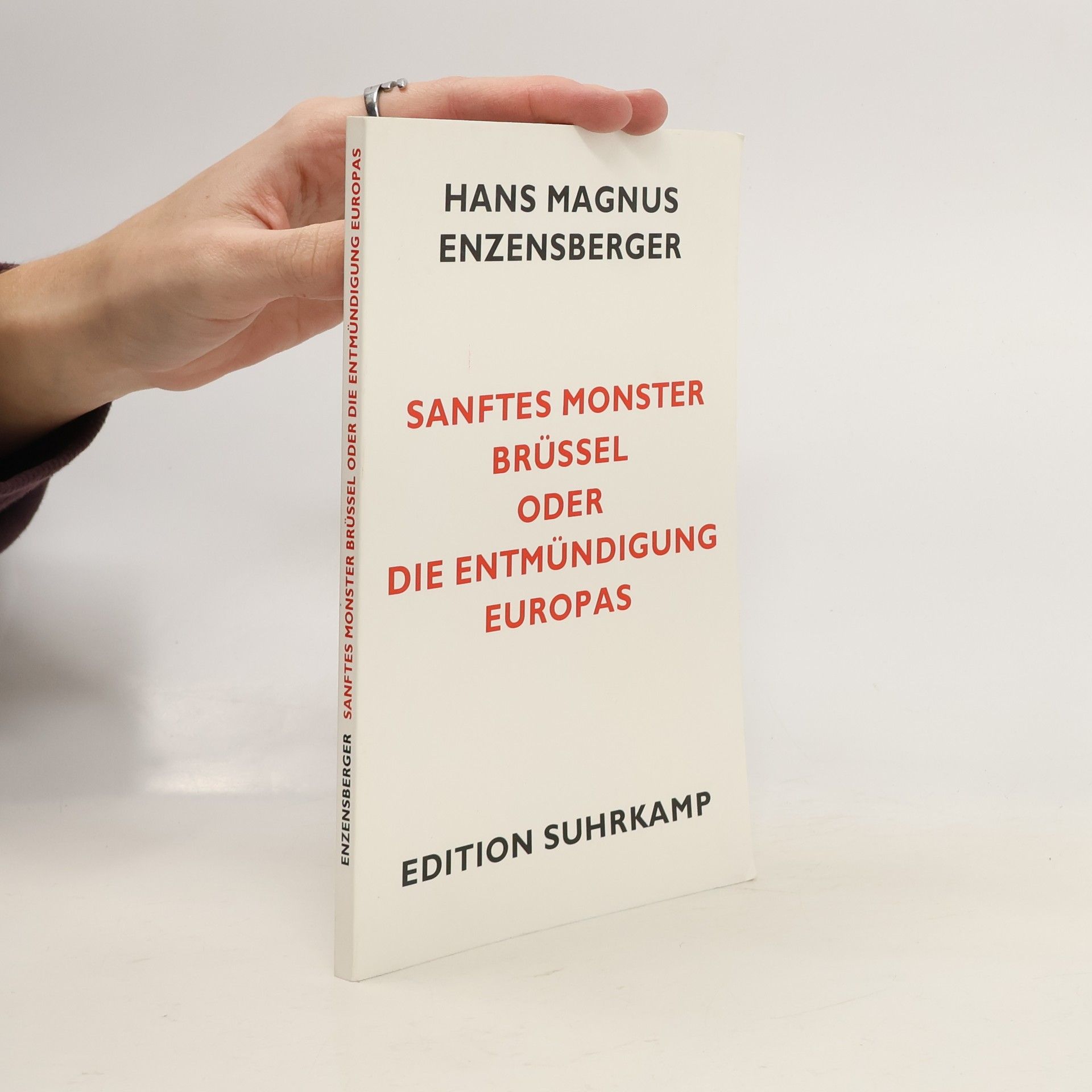 Hans Magnus Enzensberger Sanftes Monster Brüssel oder die Entmündigung Europas