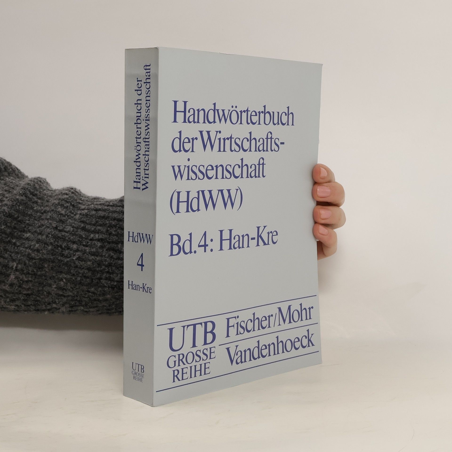 AA.VV. Handwörterbuch der Wirtschaftswissenschaft 4: Han-Kre