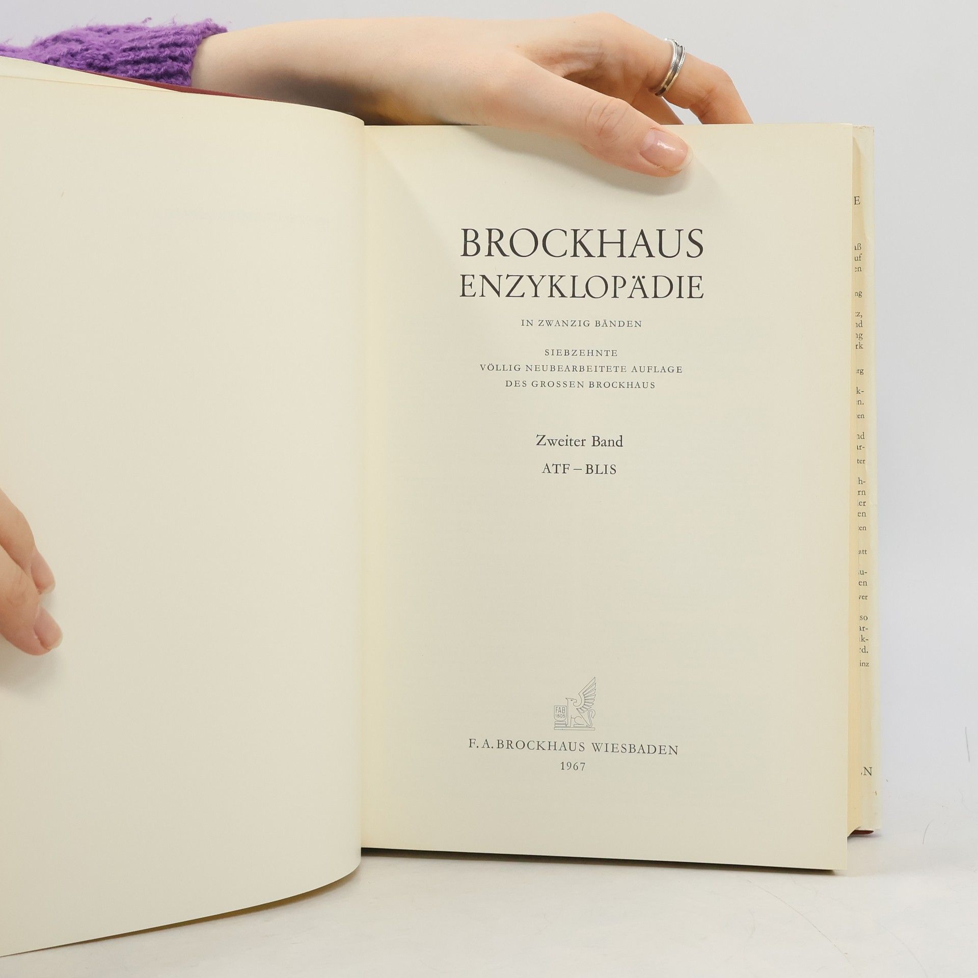 Collectif d'auteurs Brockhaus Enzyklopädie 2. ATF-BLIS