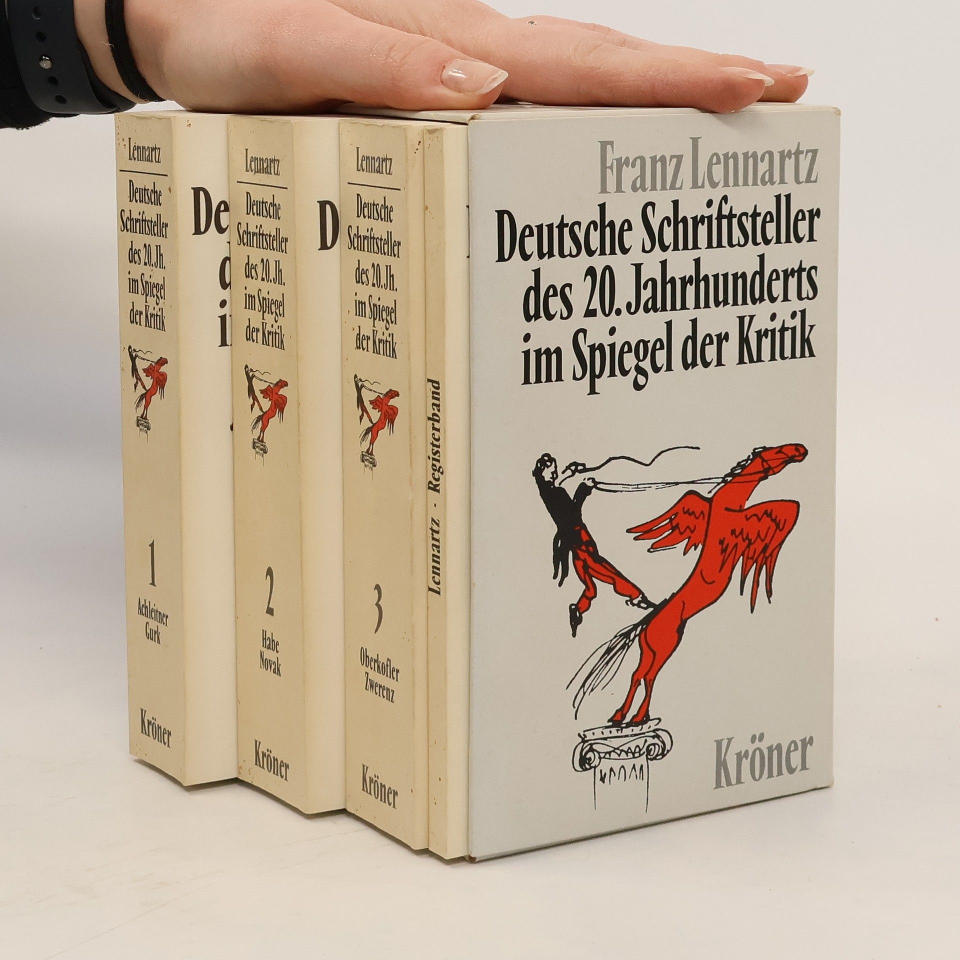 Deutsche Schriftsteller des 20. Jahrhunderts im Spiegel der Kritik 1-3 + Registerband