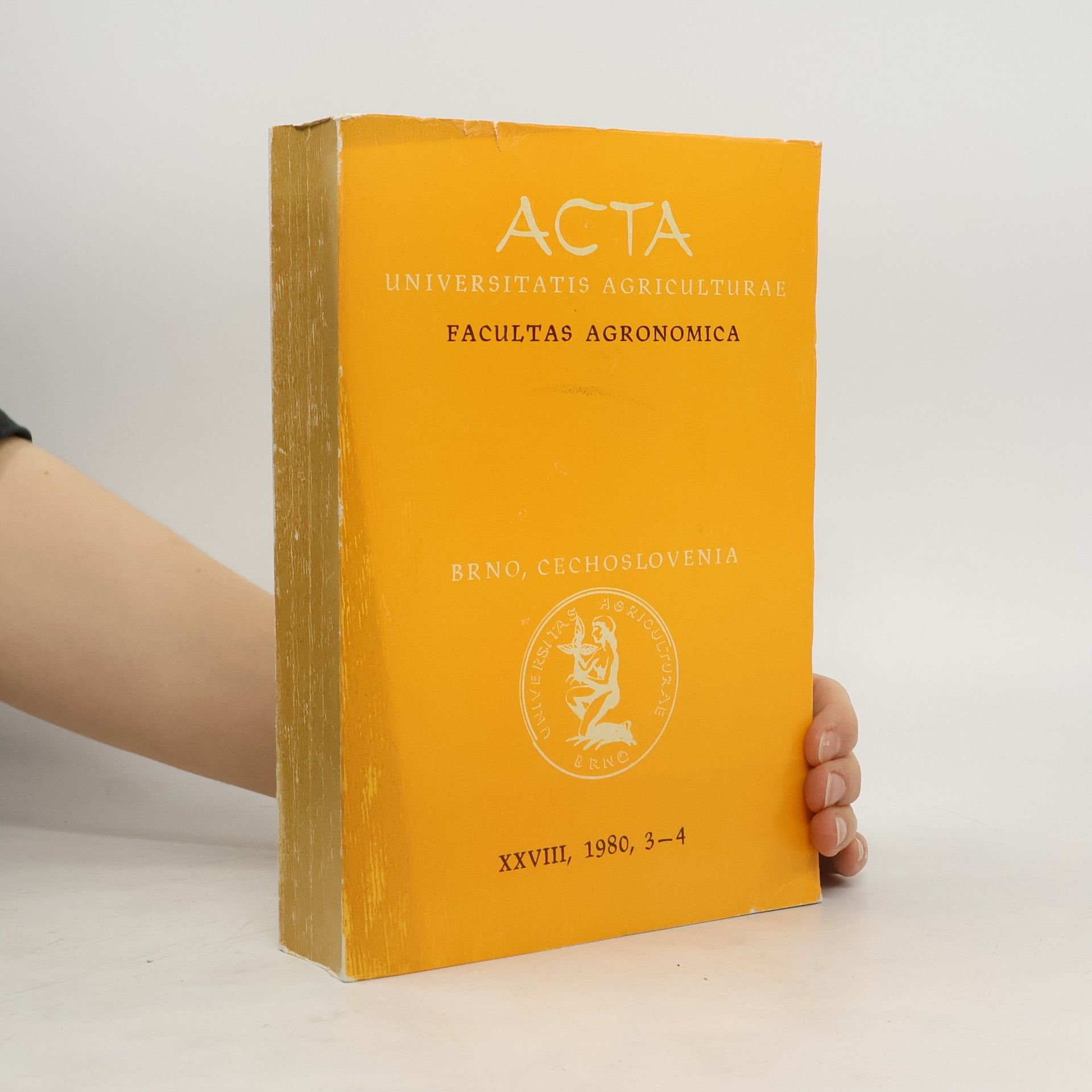 AA.VV. Acta Universitatis Agriculturae XXVIII, 3-4
