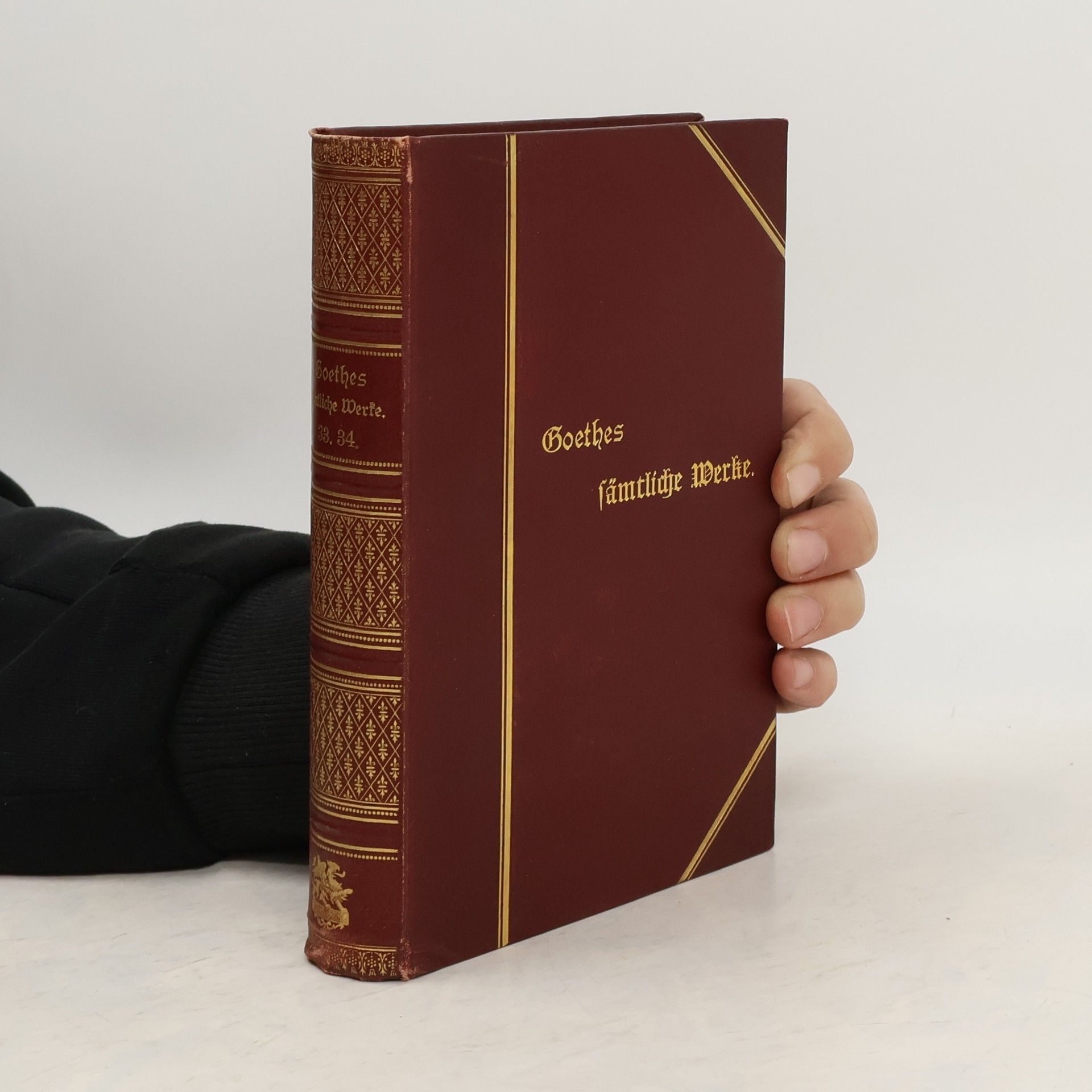 Johann Wolfgang von Goethe Goethes sämtliche Werke 33. Band