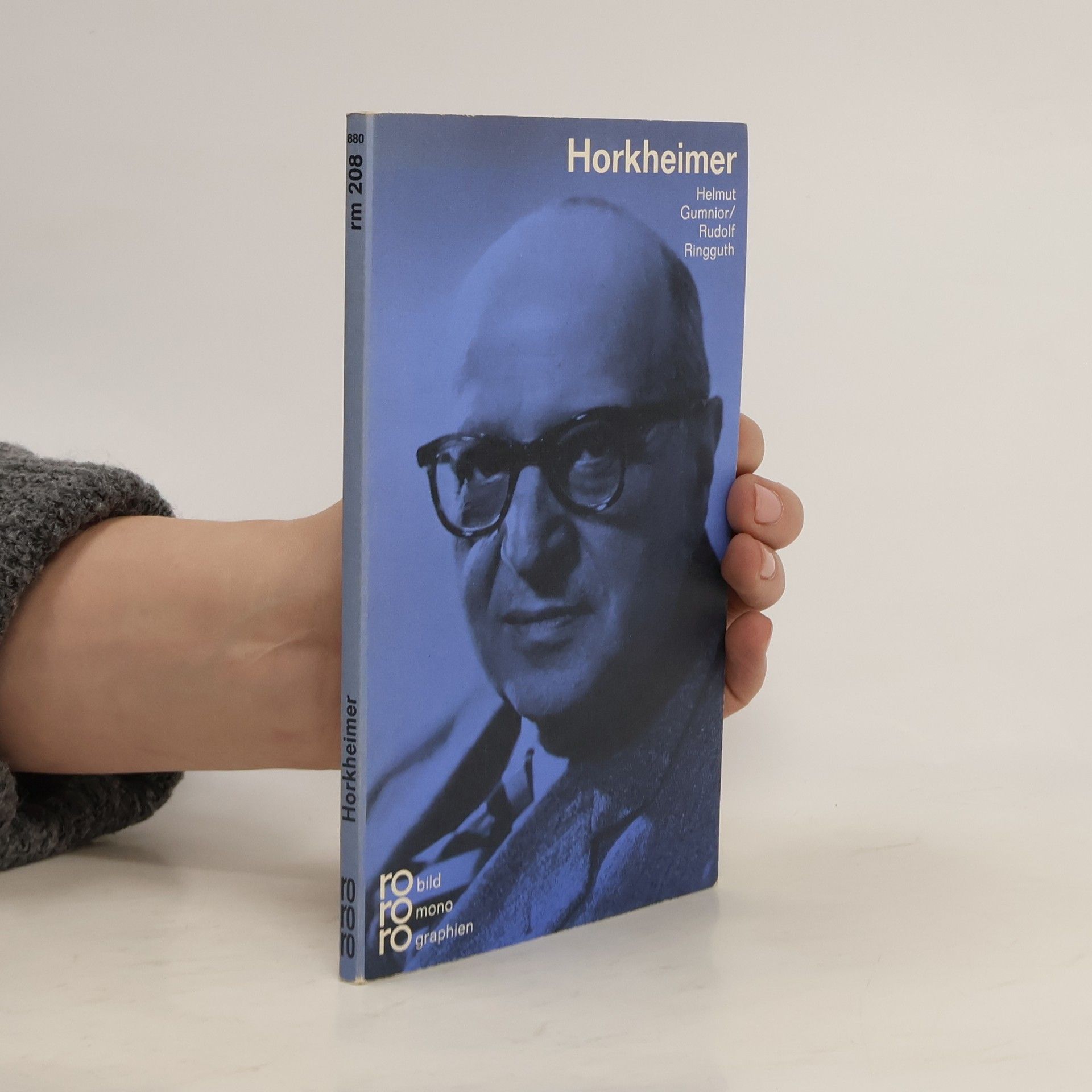 Helmut Gumnior Max Horkheimer in Selbstzeugnissen und Bilddokumenten