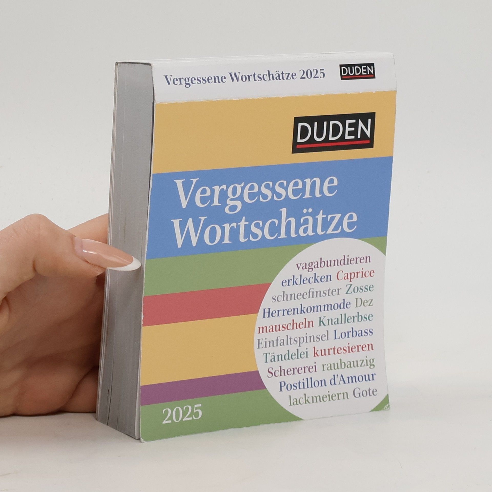 Duden Vergessene Wortschätze Tagesabreißkalender 2025