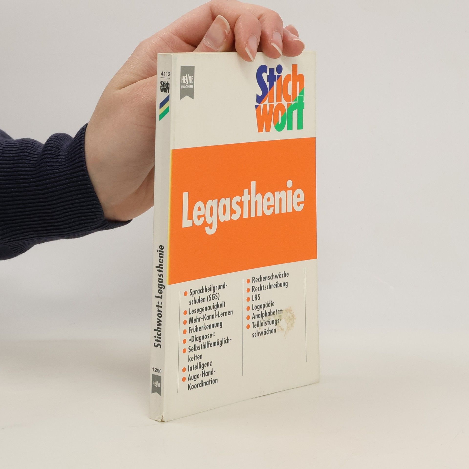 Rita Schwark Stichwort Legasthenie