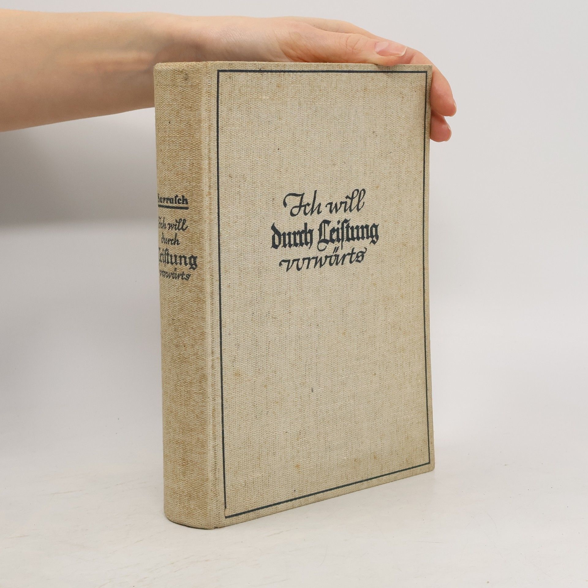 Max Karrasch Ich will durch Leistung vorwärts