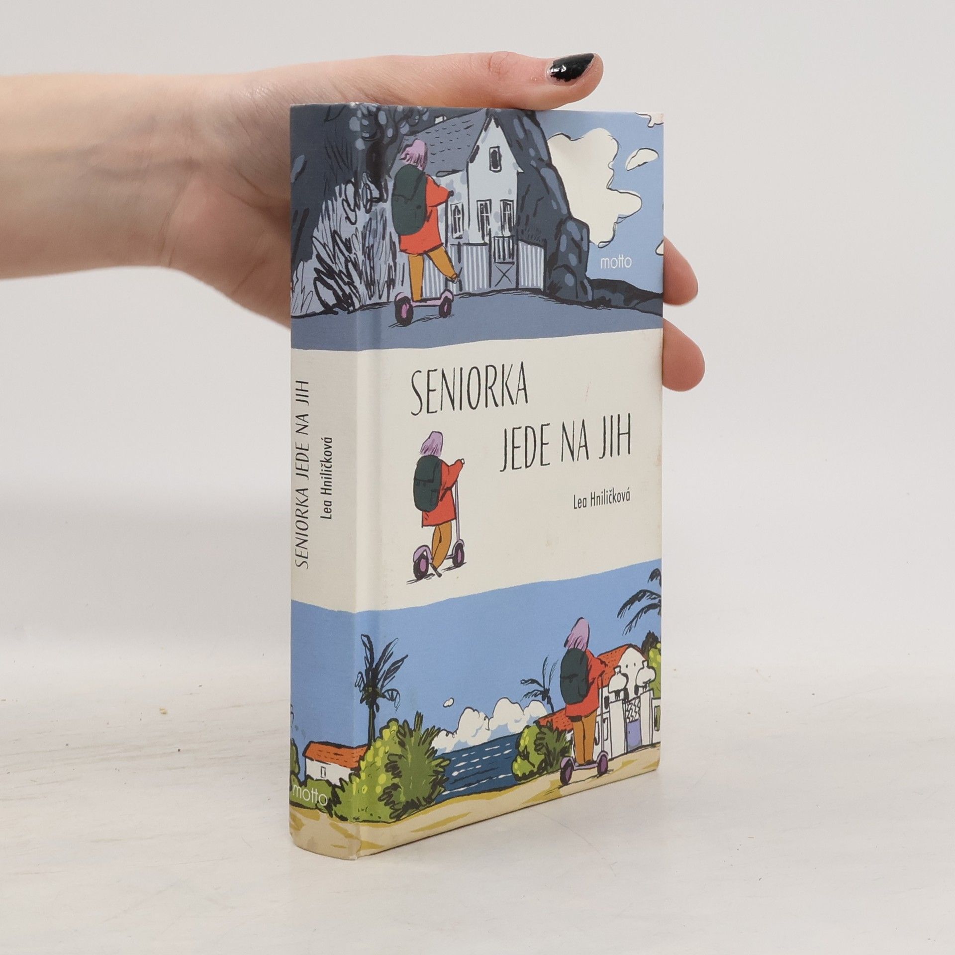 Seniorka jede na jih