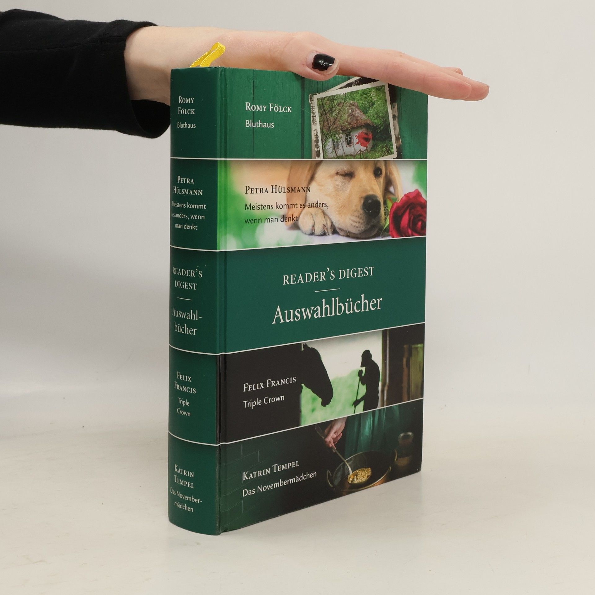 Auswahlbücher: Bluthaus. Meistens kommt es anders, wenn man denkt. Triple Crown. Das Novembermädchen